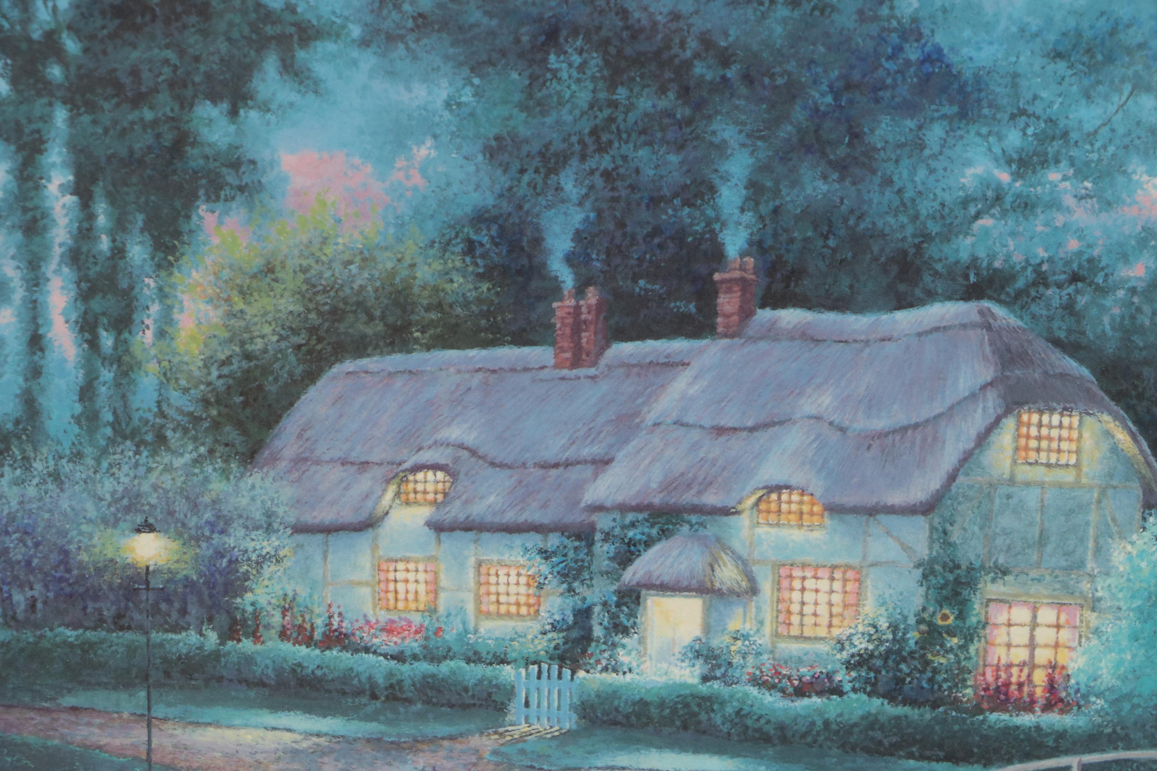 Andrew Warden Giclée "Bridge Cottage," Late 20th Century
