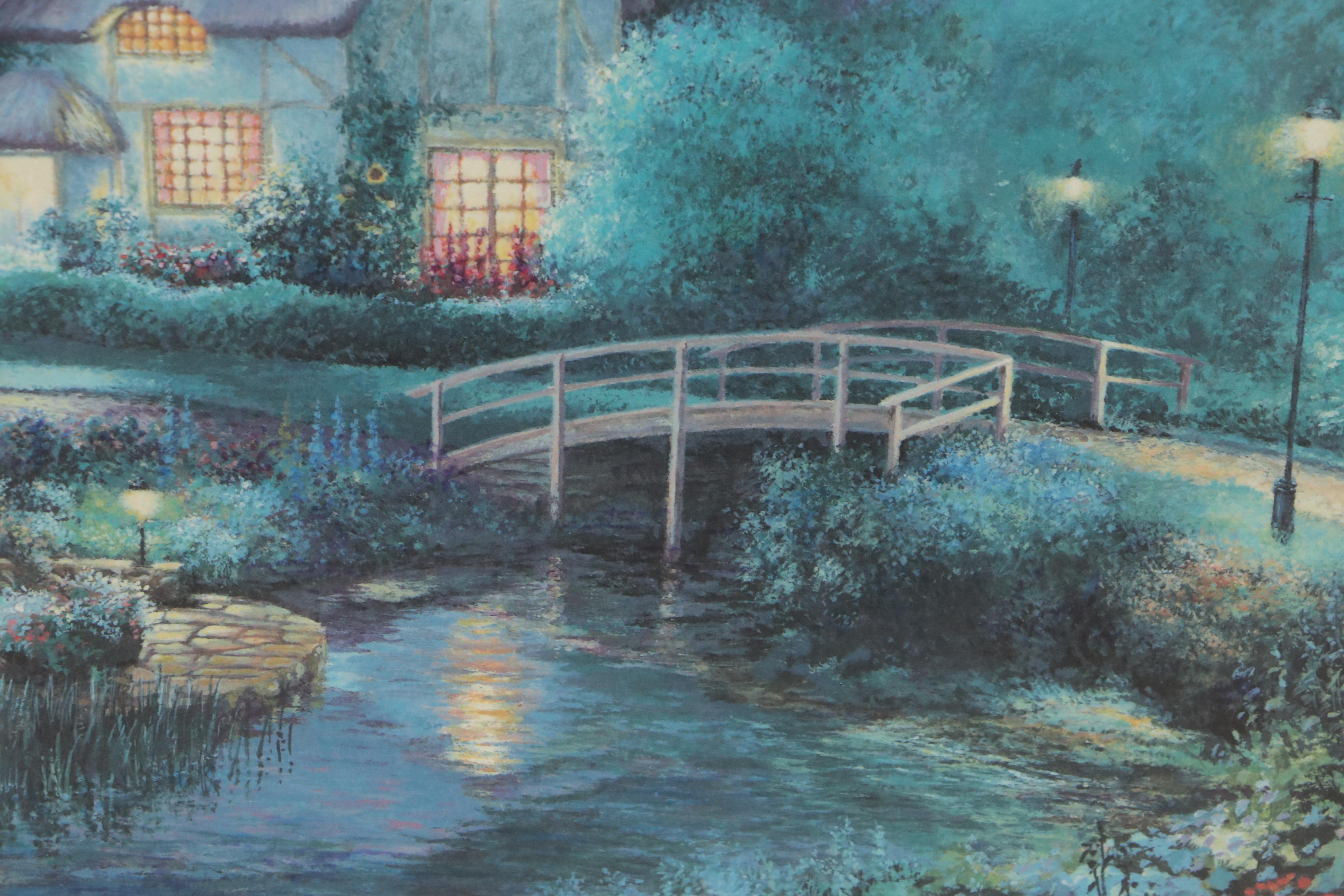 Andrew Warden Giclée "Bridge Cottage," Late 20th Century