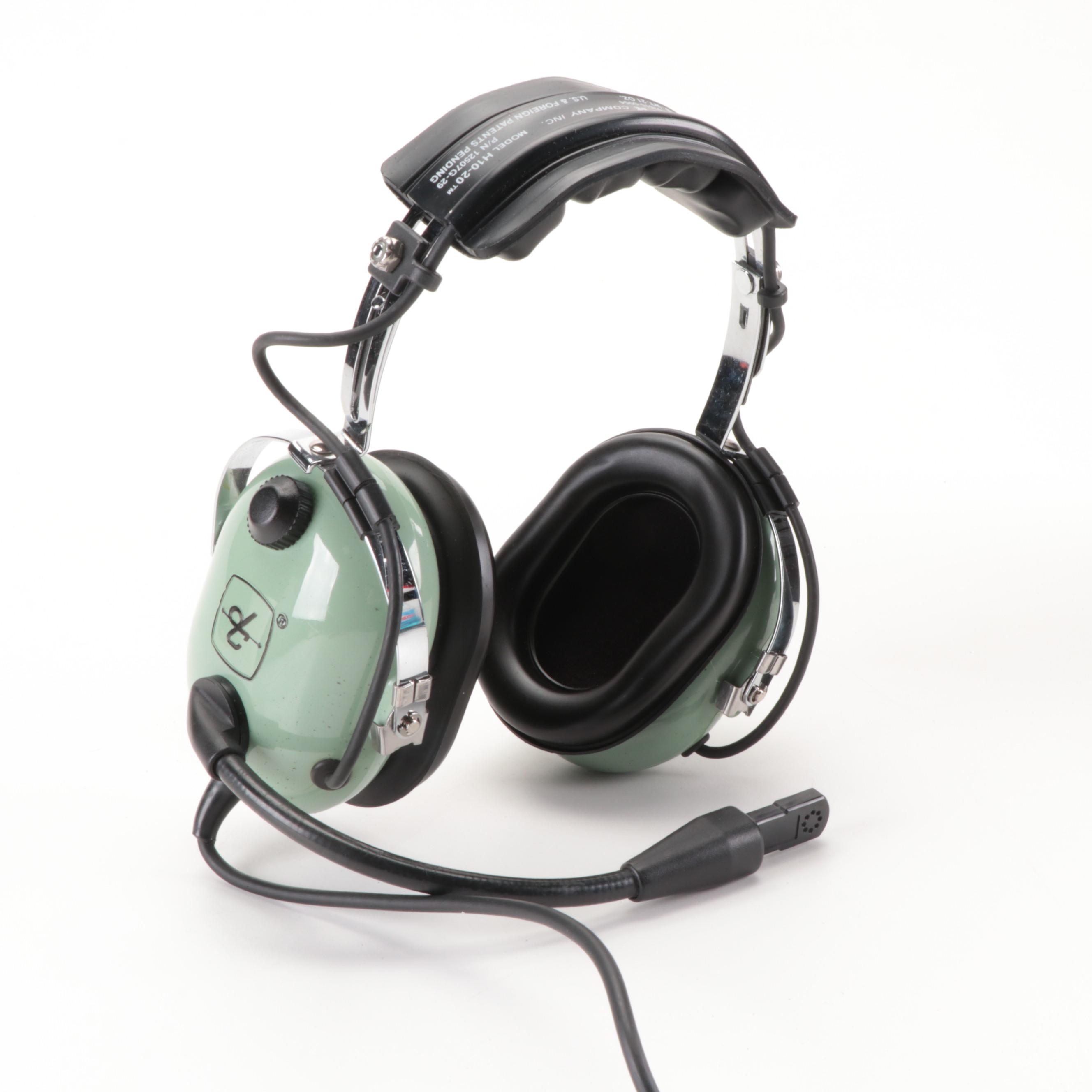 David Clark Company Model H10-20 Pilot Headset and More