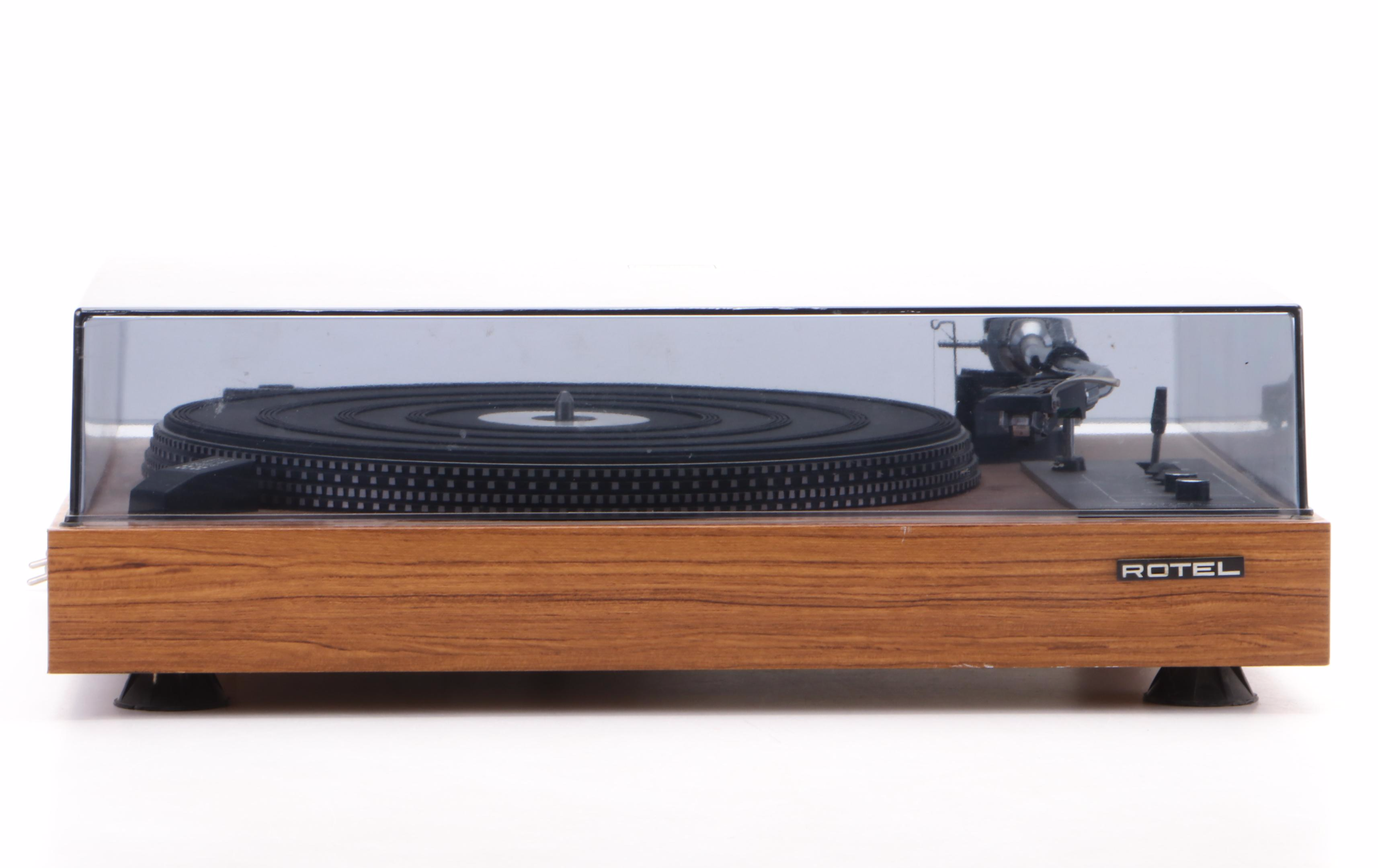 Rotel RP-2500 2-Speed Belt Driven Turntable, Late 20th Century