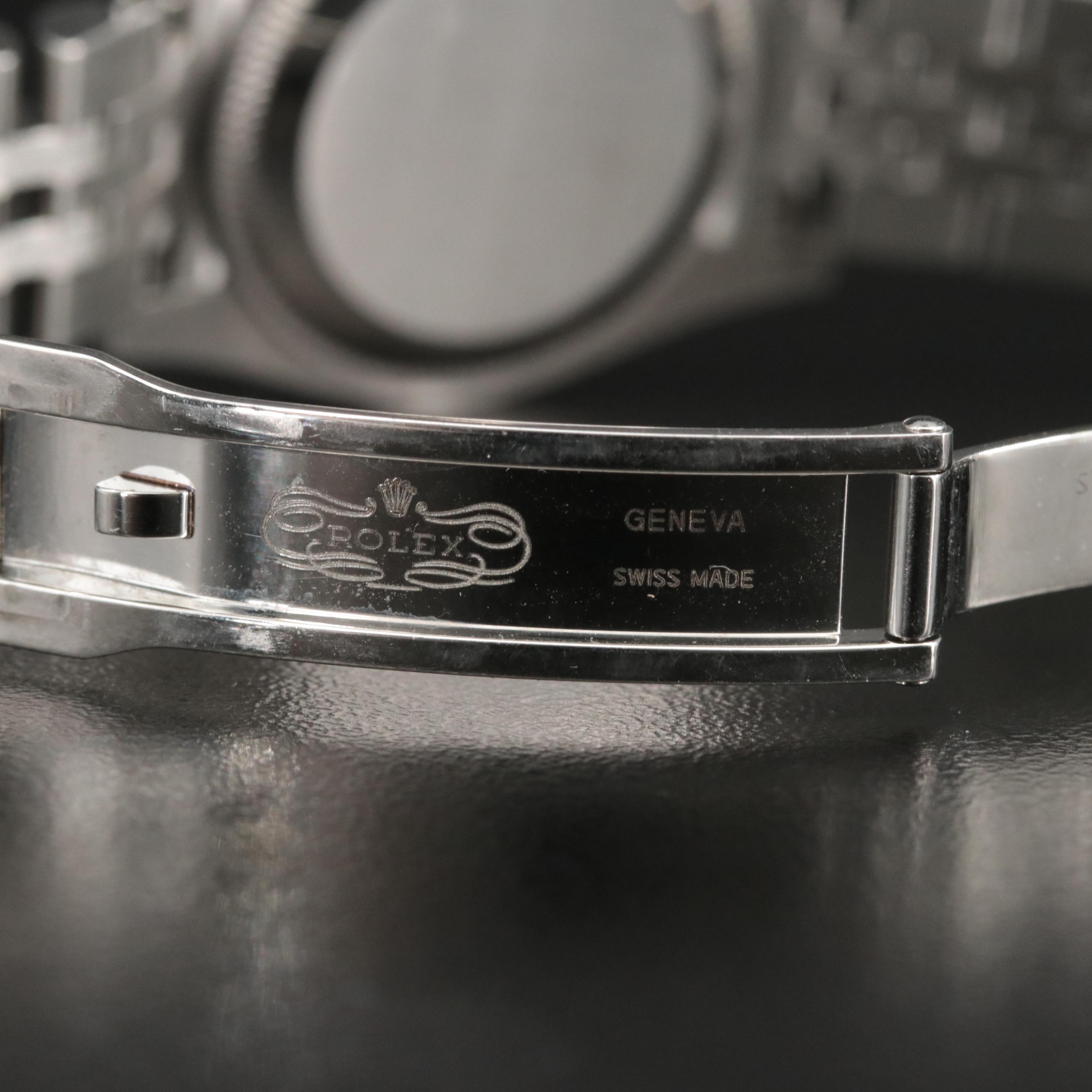 Rolex Datejust Factory Diamond Bezel and Custom Diamond Pink Dial Watch