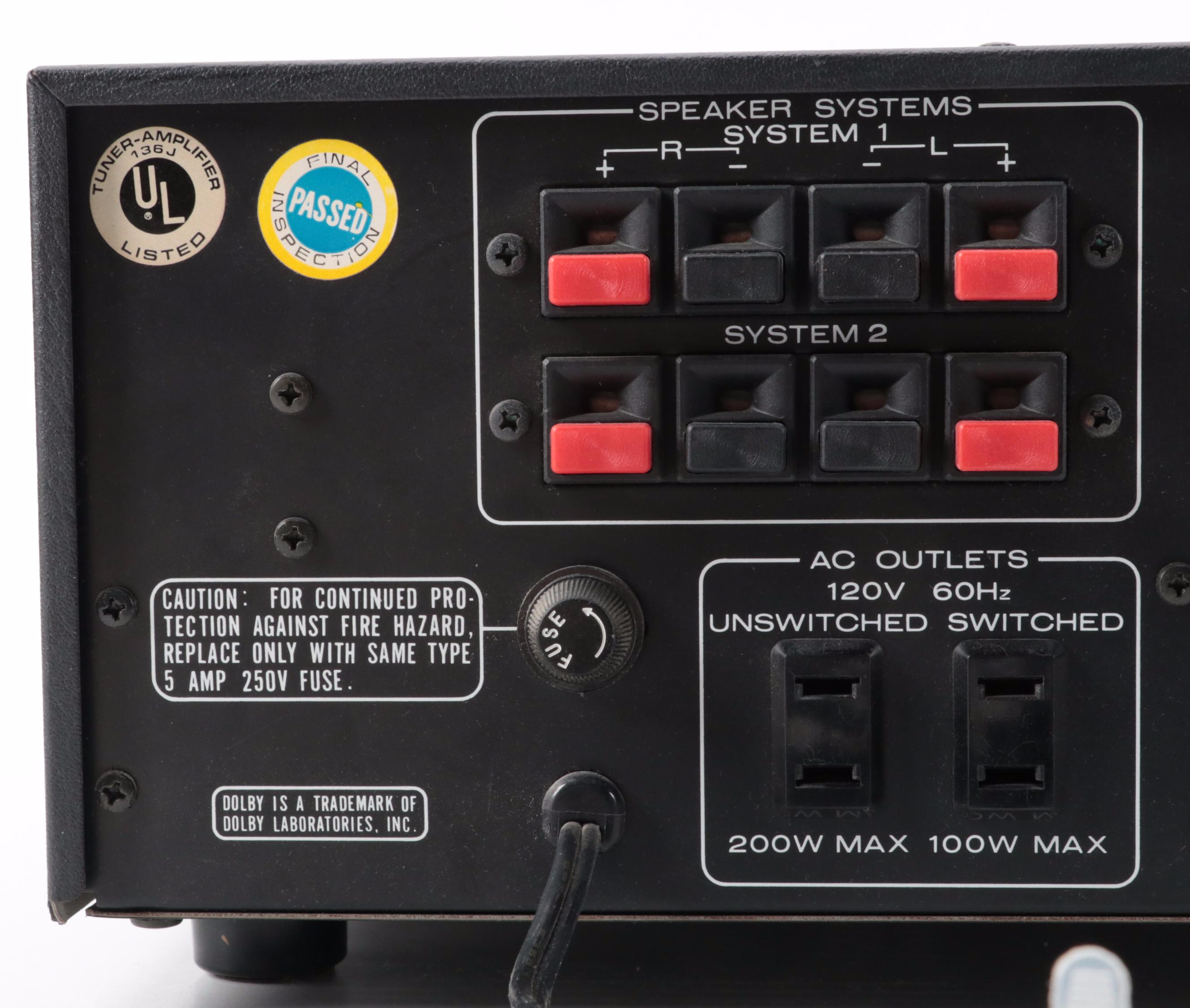 Marantz Model 2252B Solid State Stereophonic Receiver, Late 20th Century