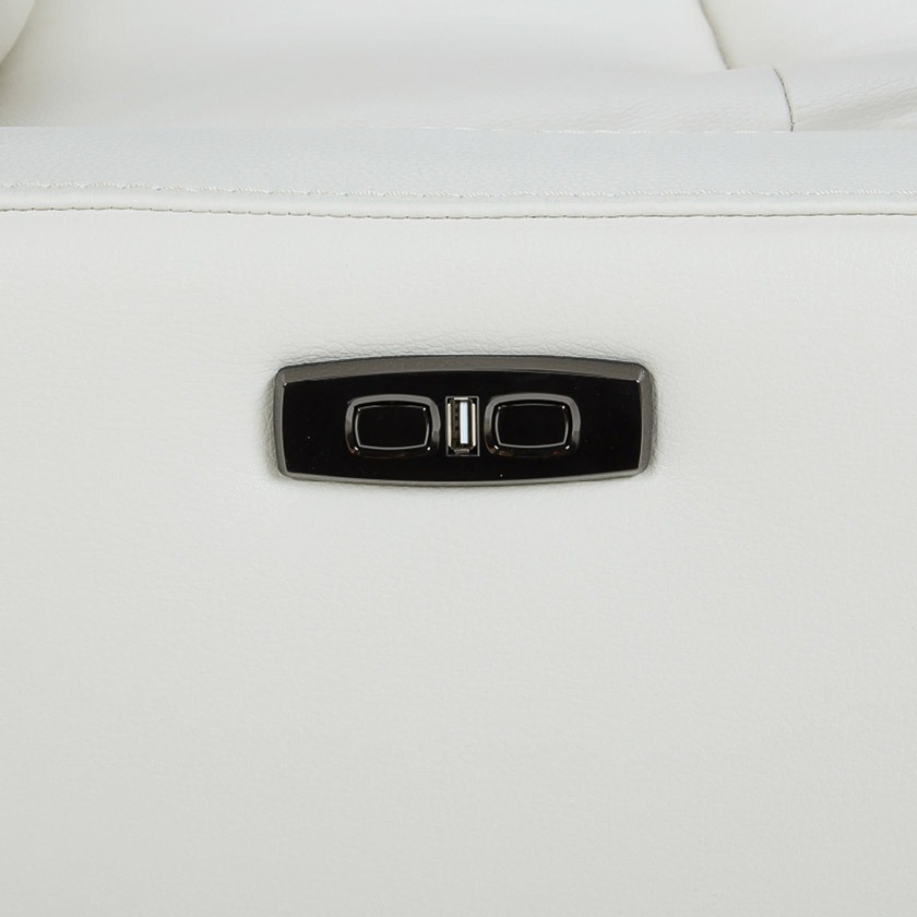 Gilman Creek Furniture "Canmore" Leather Power Recliner with Power Headrest