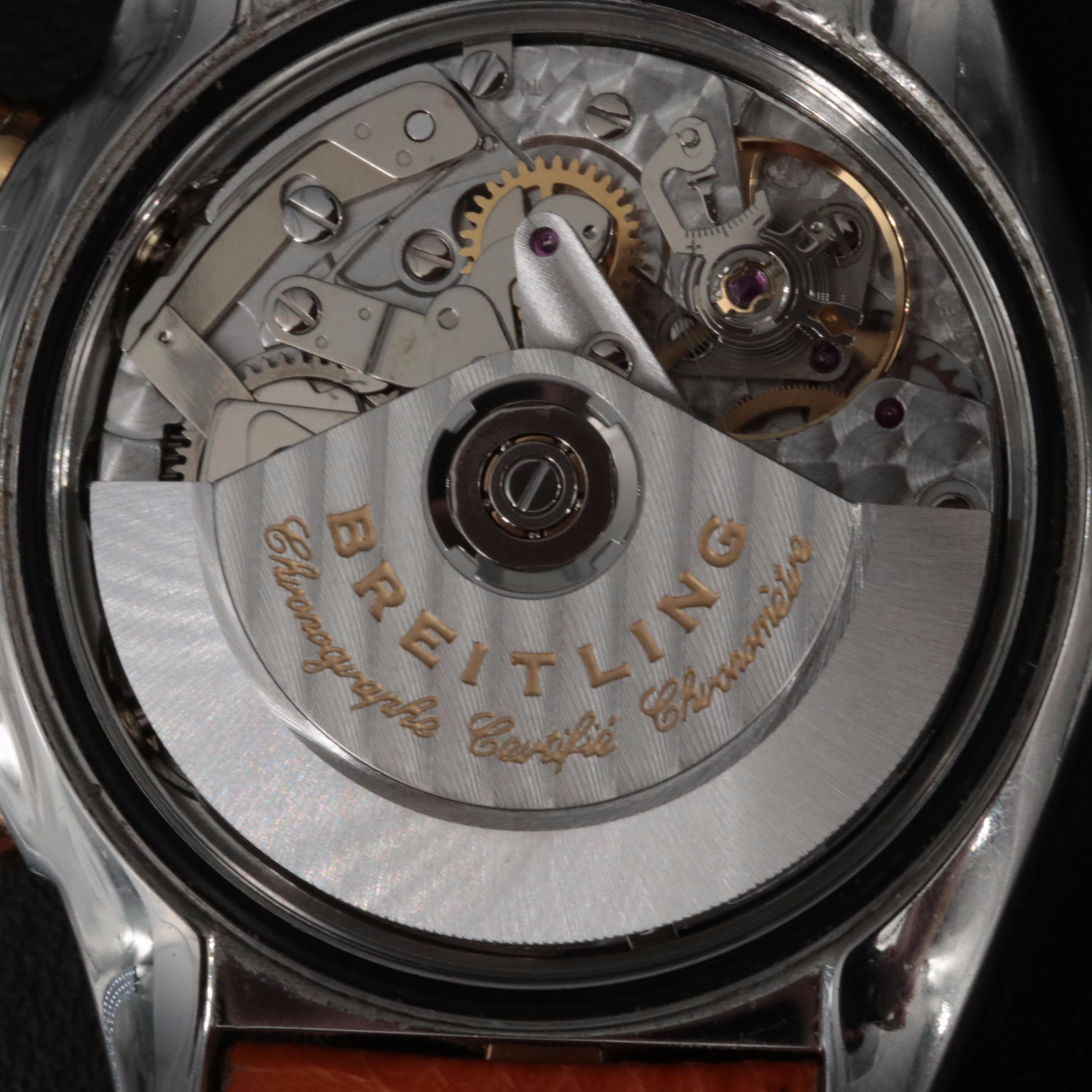 18K Breitling "Cockpit" Diamond Chronograph Watch