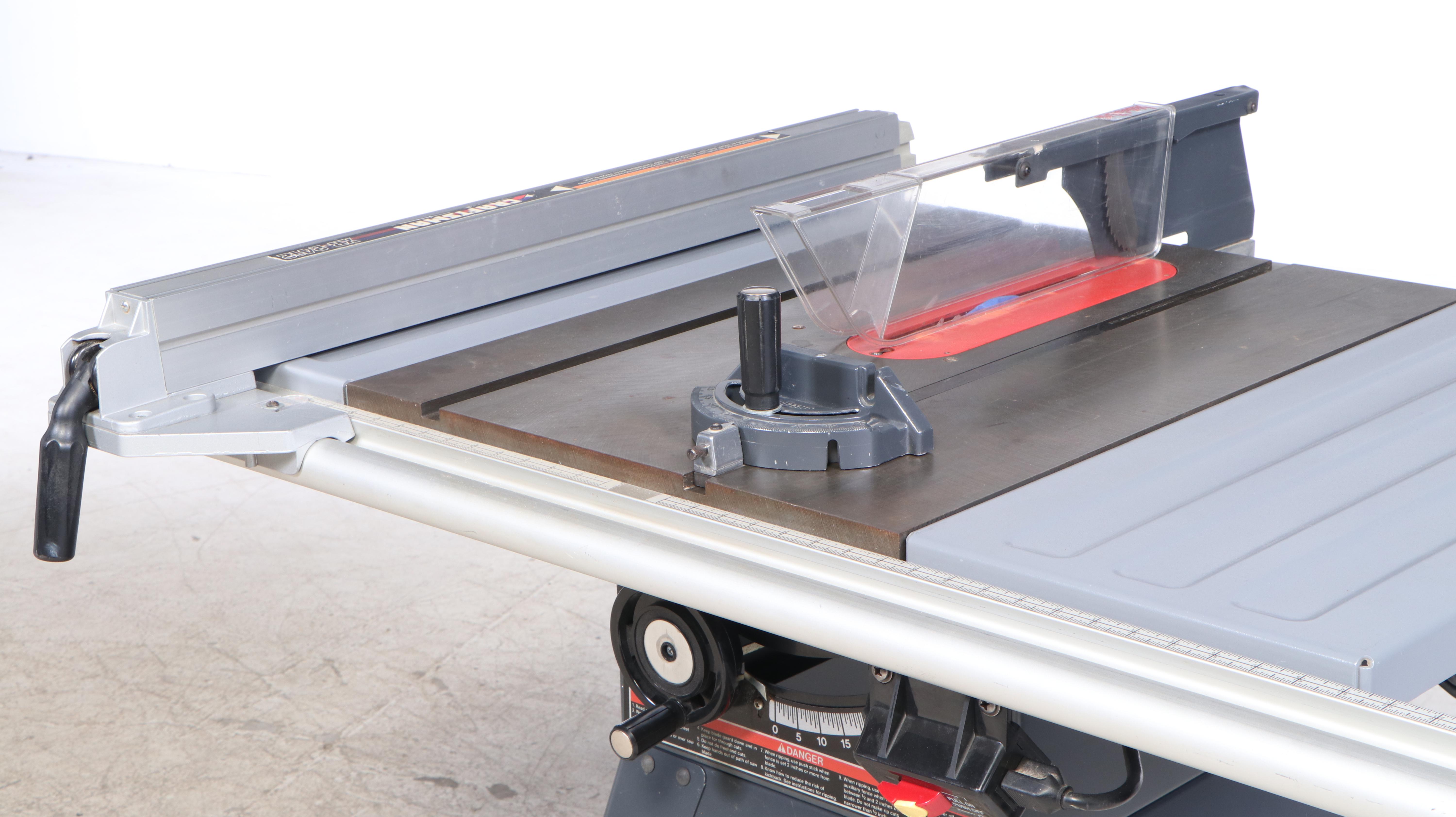 Sears Craftsman 3HP Belt Drive Table Saw with Stand and Extensions