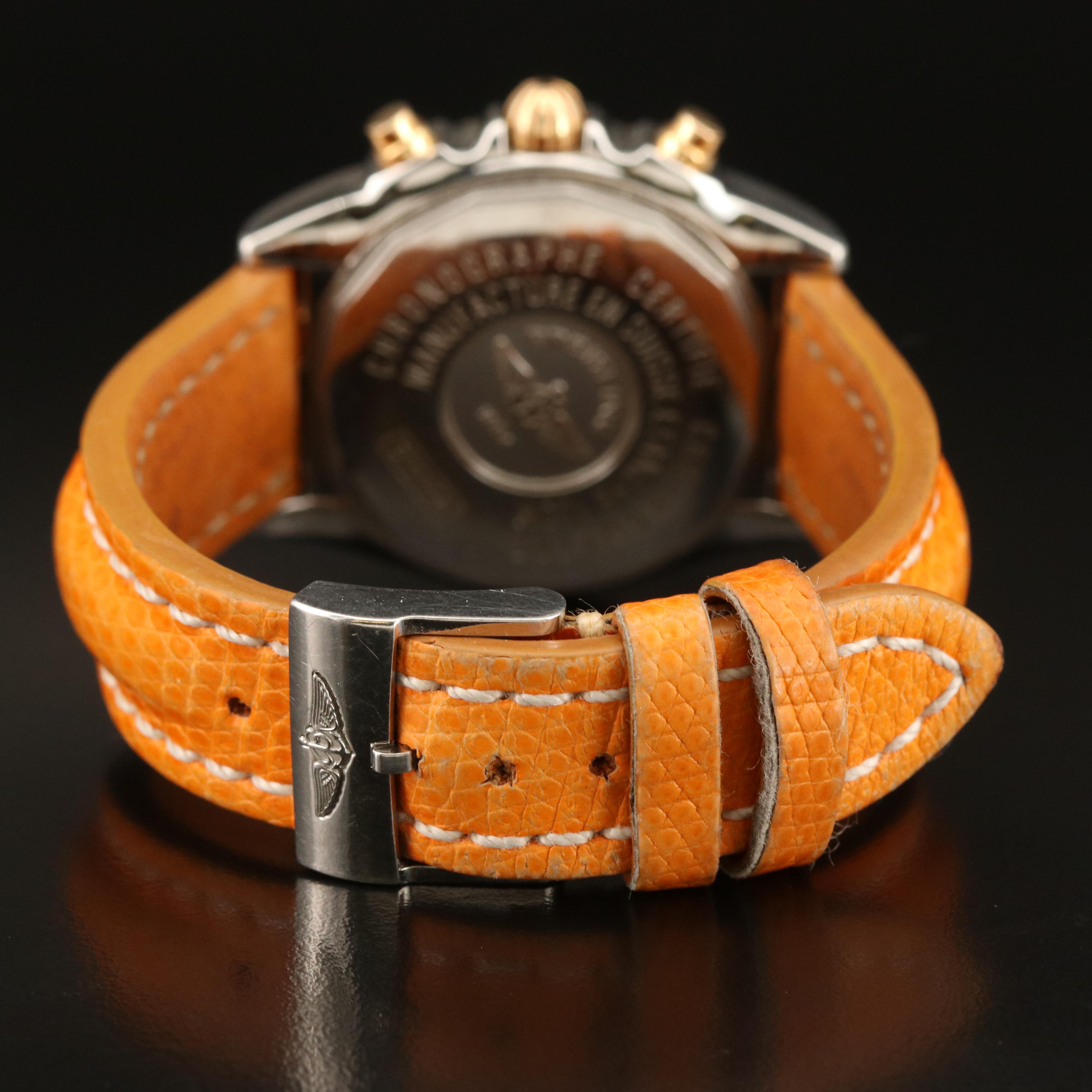 18K Breitling "Cockpit" Diamond Chronograph Watch