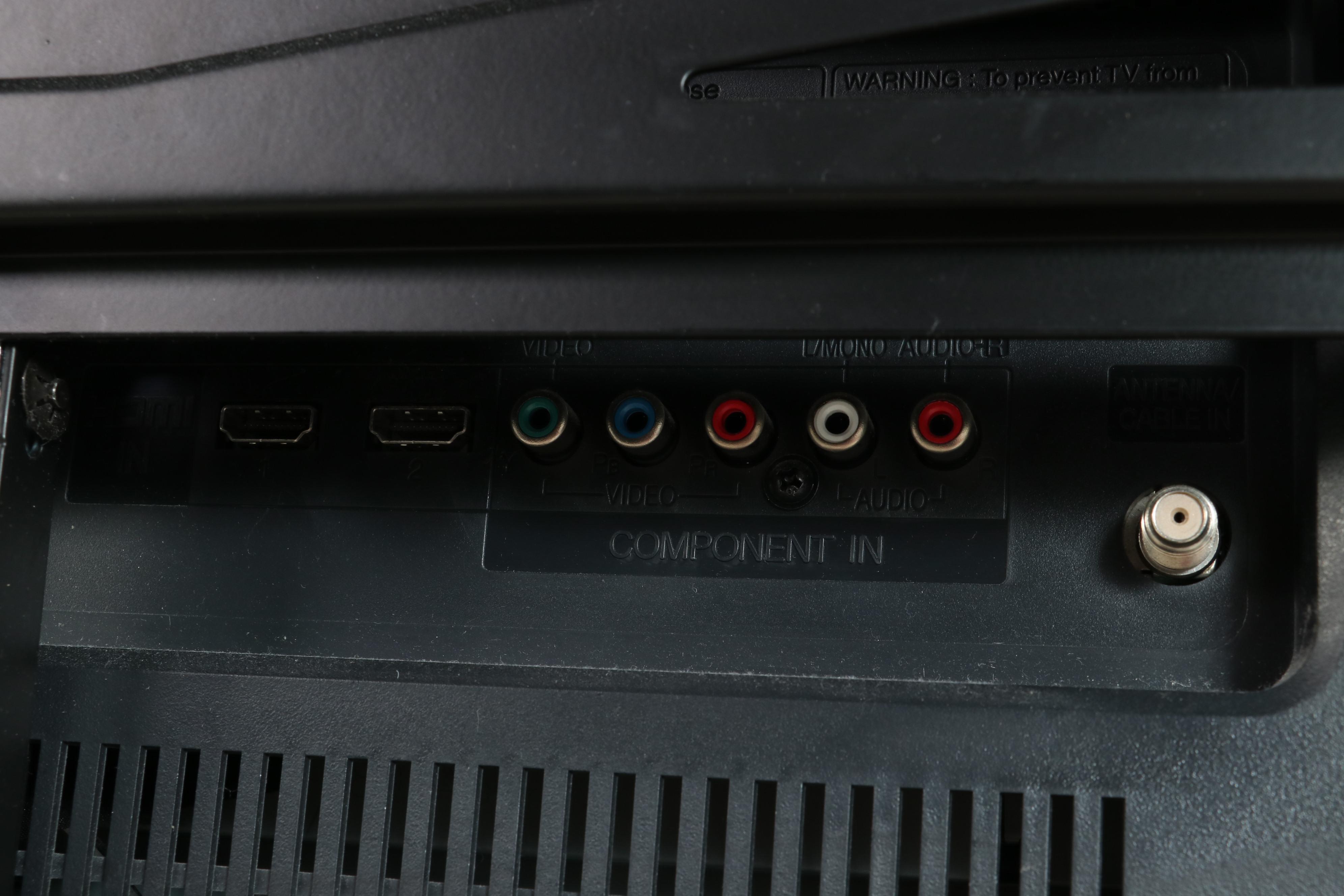 LG 32" Flat Screen Television with Loctek Cart Stand