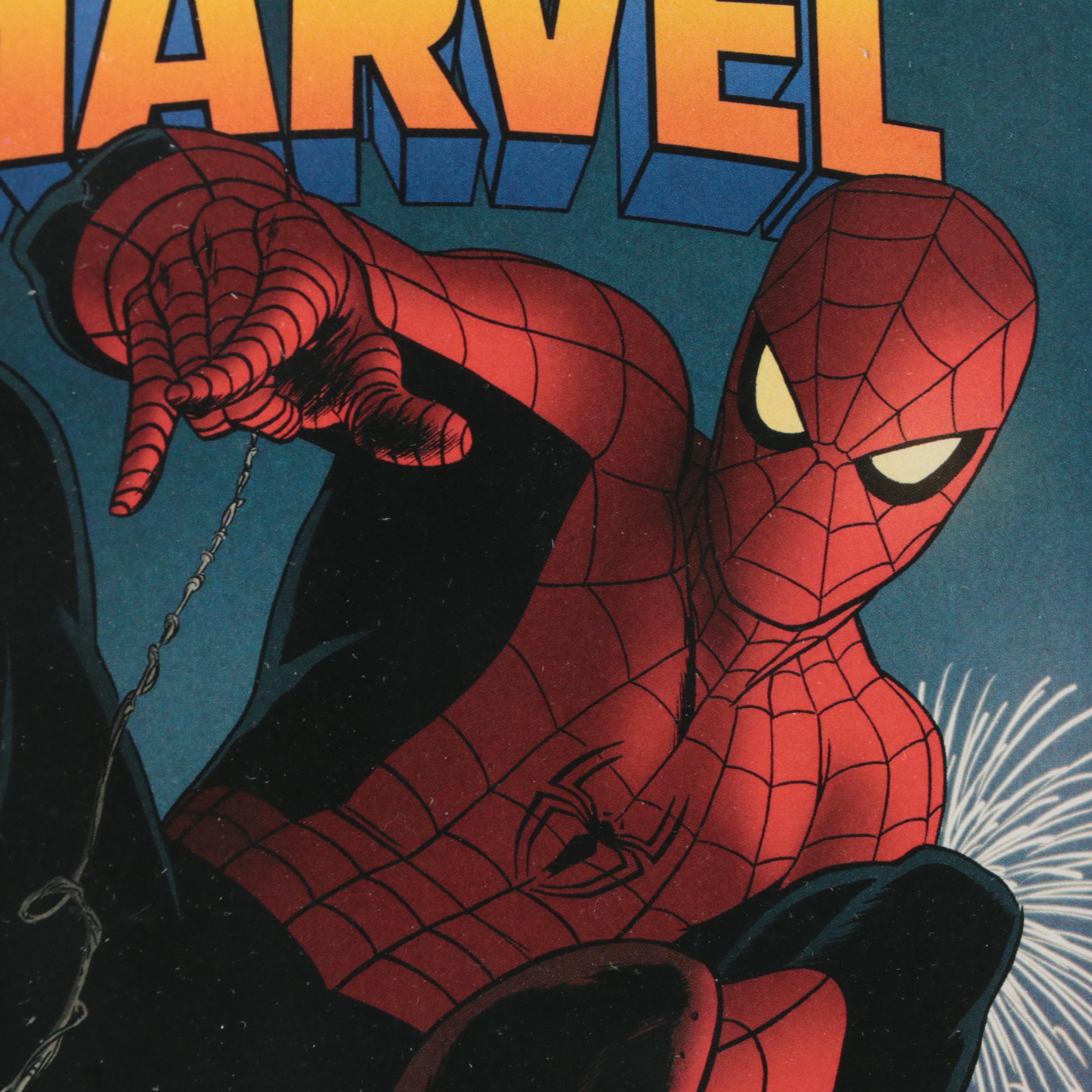 Stan Lee Signed "Captain Marvel" #1 50 Years of Spider-Man Variant Edition