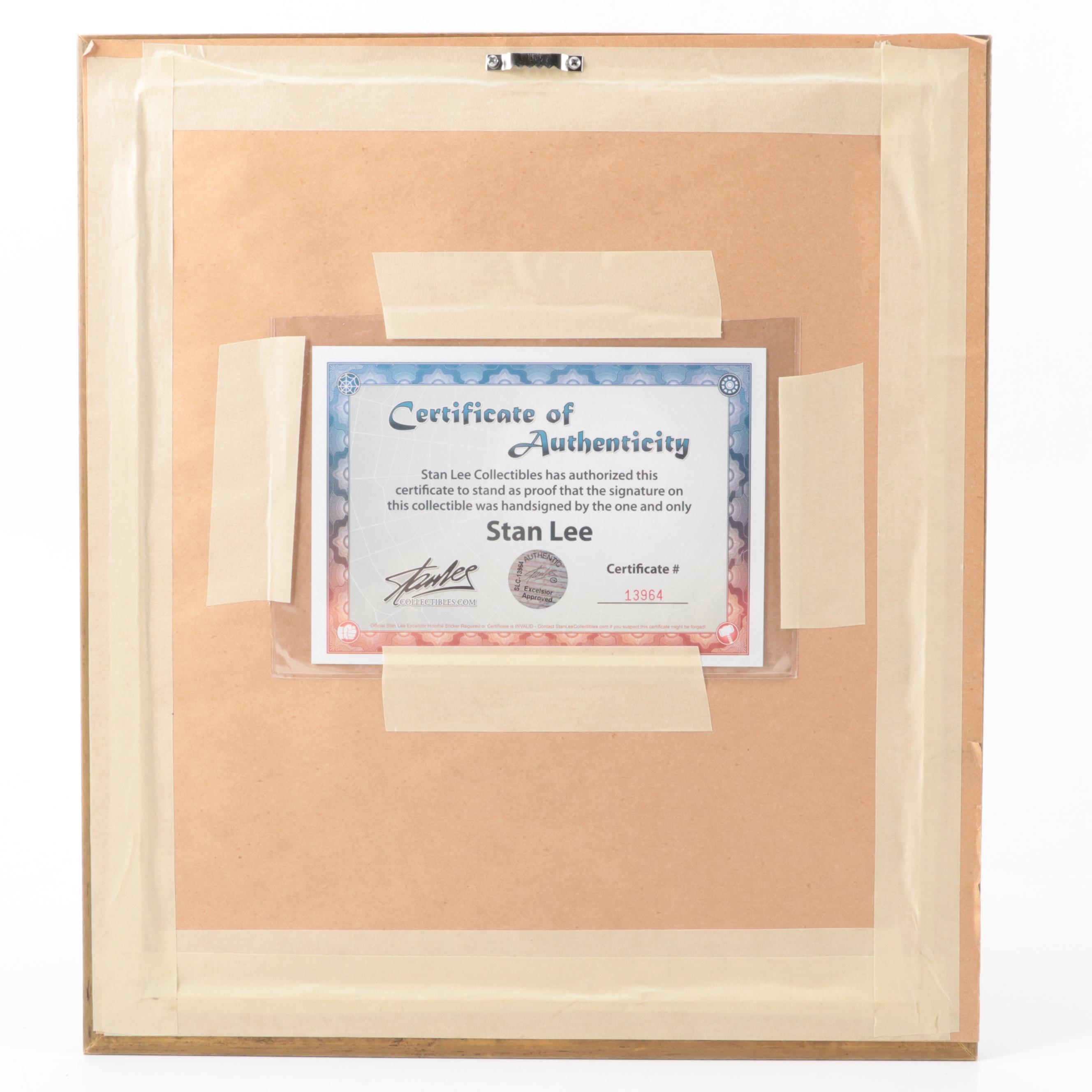 Stan Lee Signed "Captain Marvel" #1 50 Years of Spider-Man Variant Edition