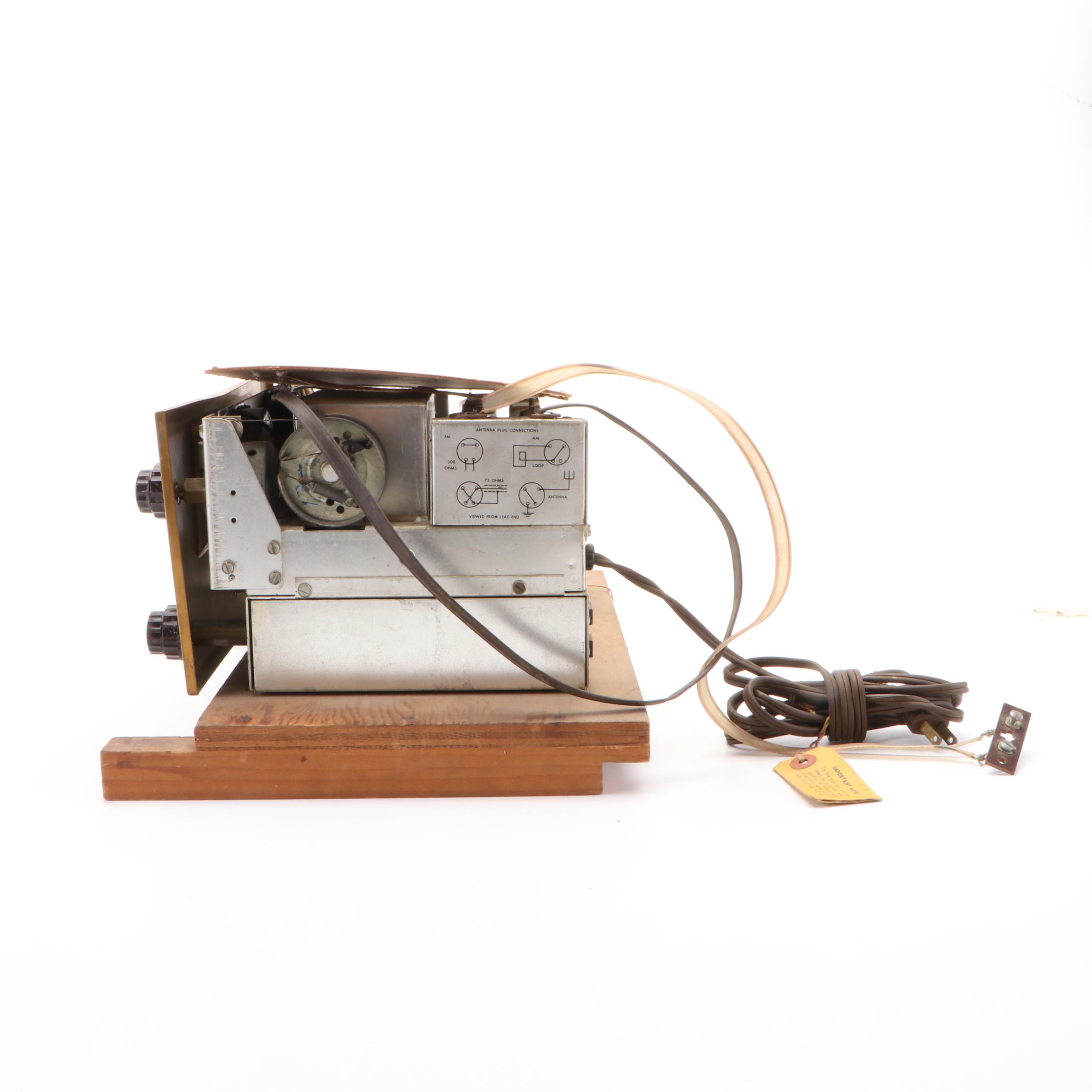 Fisher Series Eighty Model 80-T Tube Mono Tuner and Preamp, 1950s