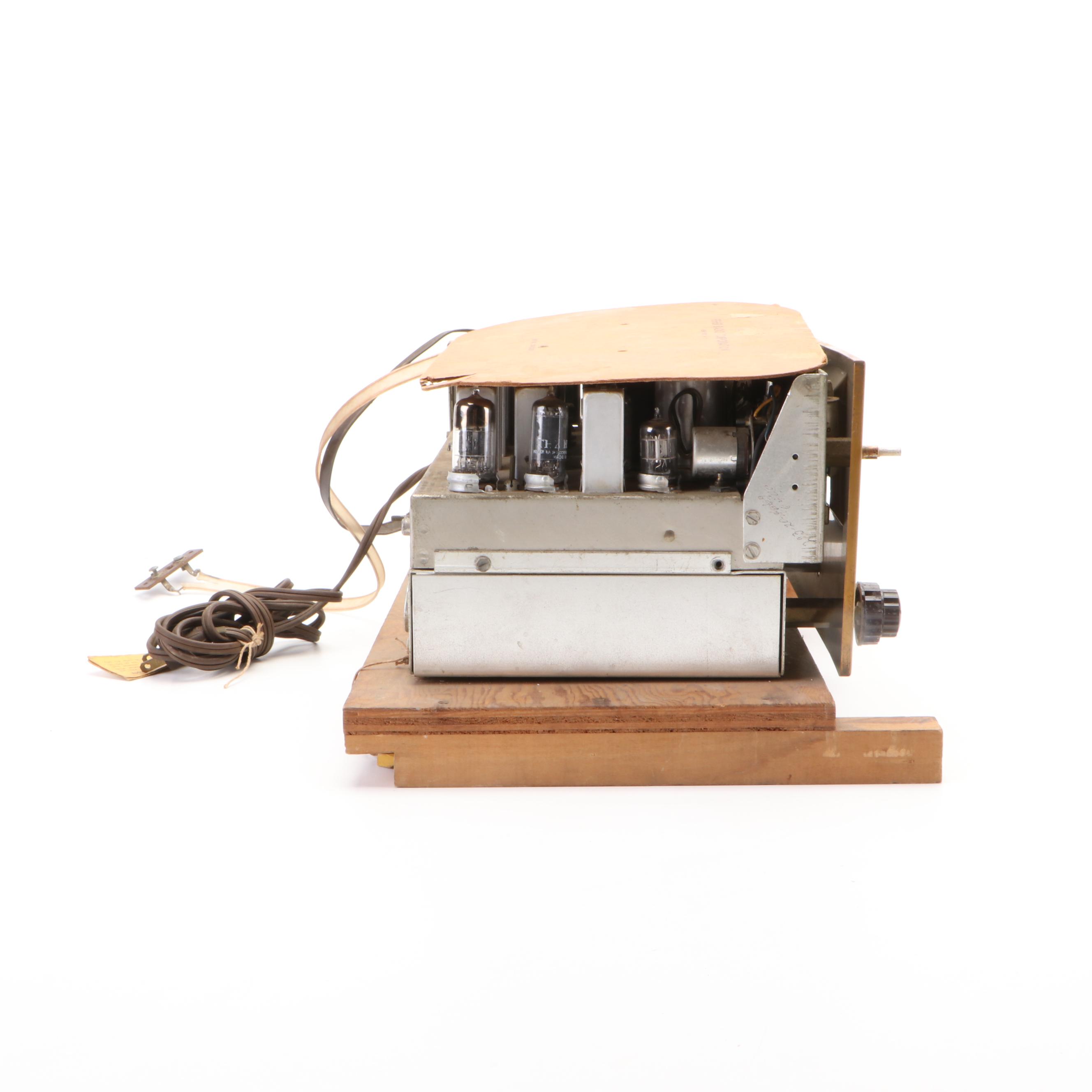 Fisher Series Eighty Model 80-T Tube Mono Tuner and Preamp, 1950s