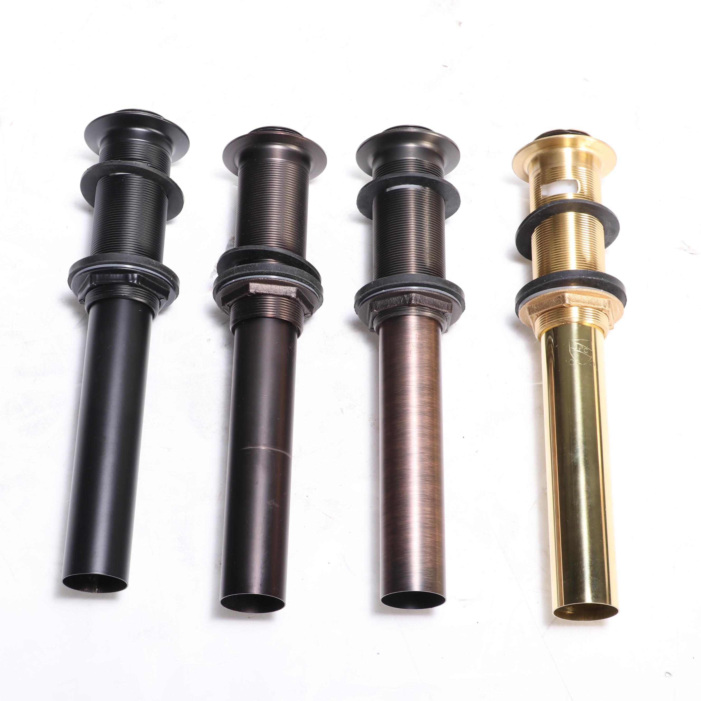 Porcelain Wall-Mount Bathroom Sink with Four Pop-Up Bathroom Drains