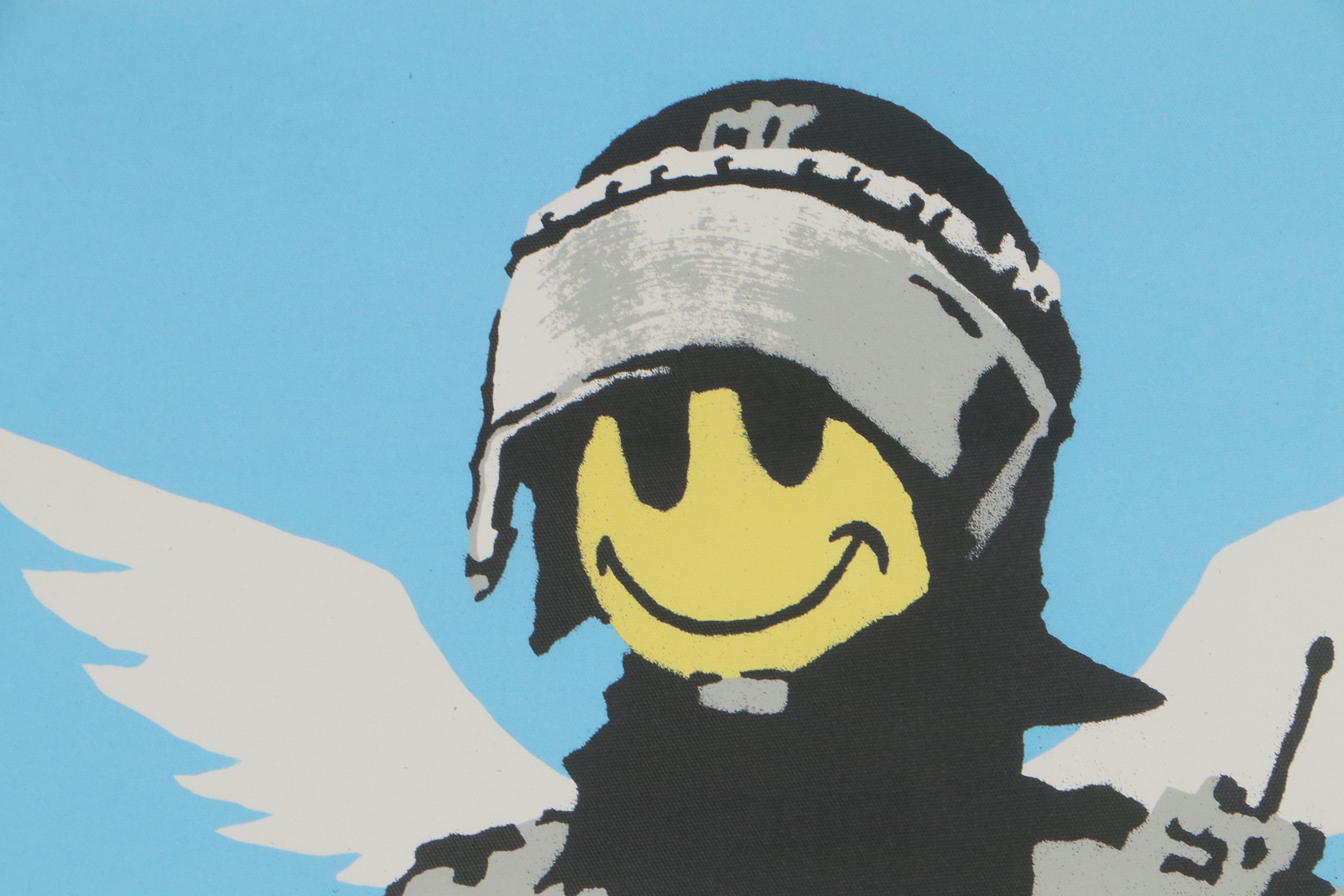 Giclée After Banksy "Smiley Police Trooper"