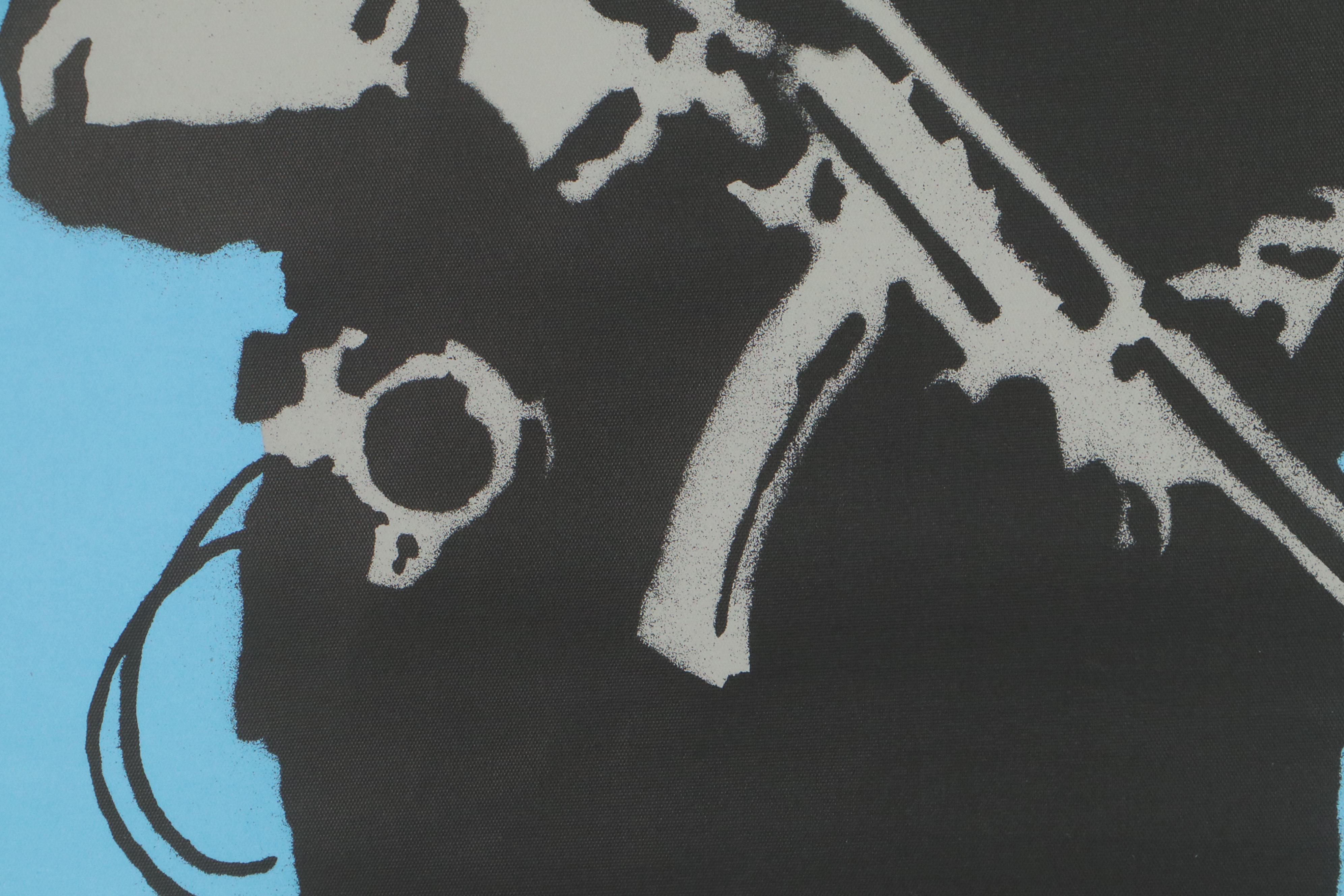 Giclée After Banksy "Smiley Police Trooper"