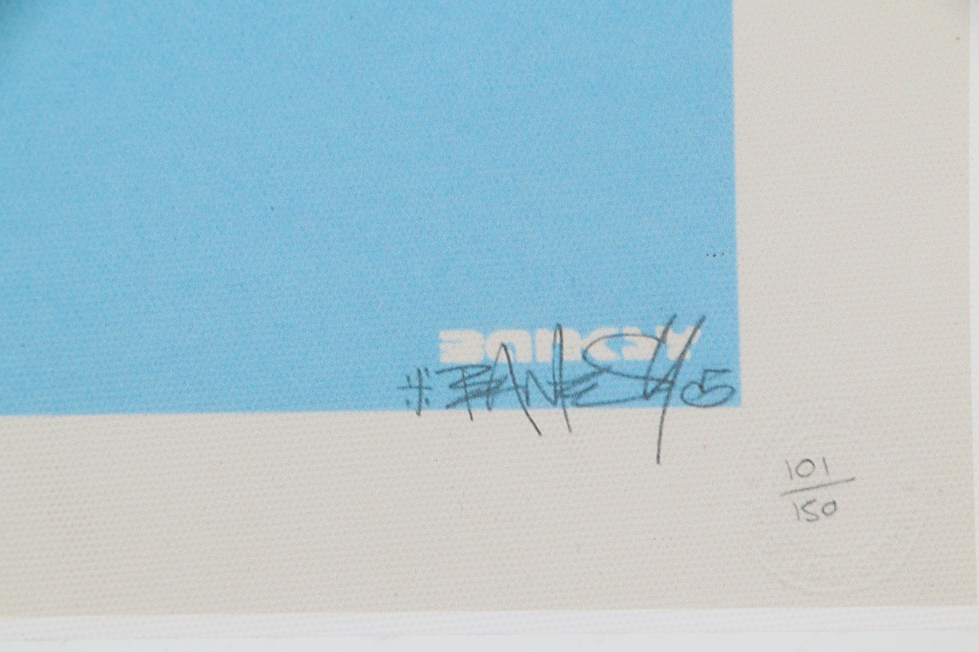 Giclée After Banksy "Smiley Police Trooper"