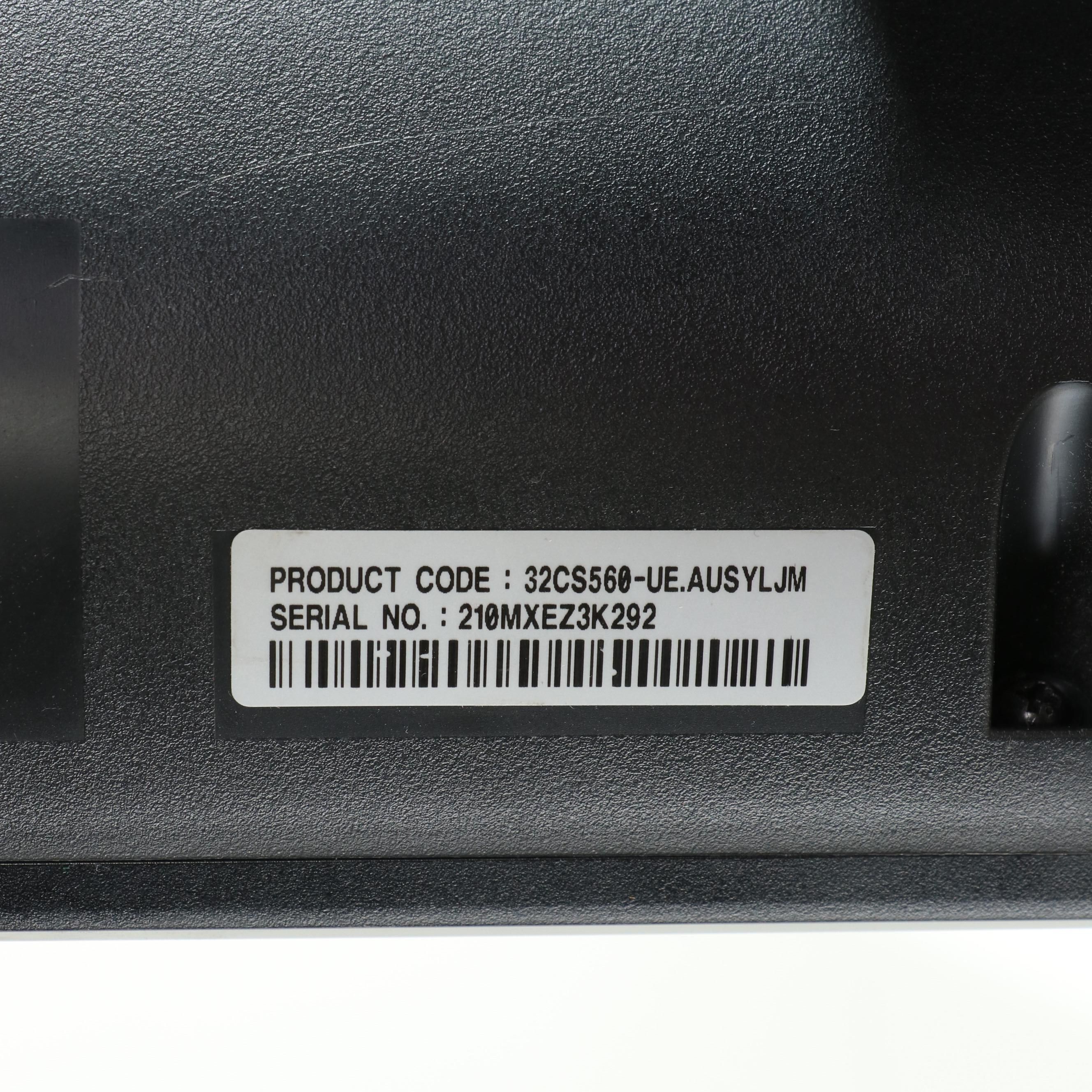 LG 32" Flat Screen Television with Loctek Cart Stand