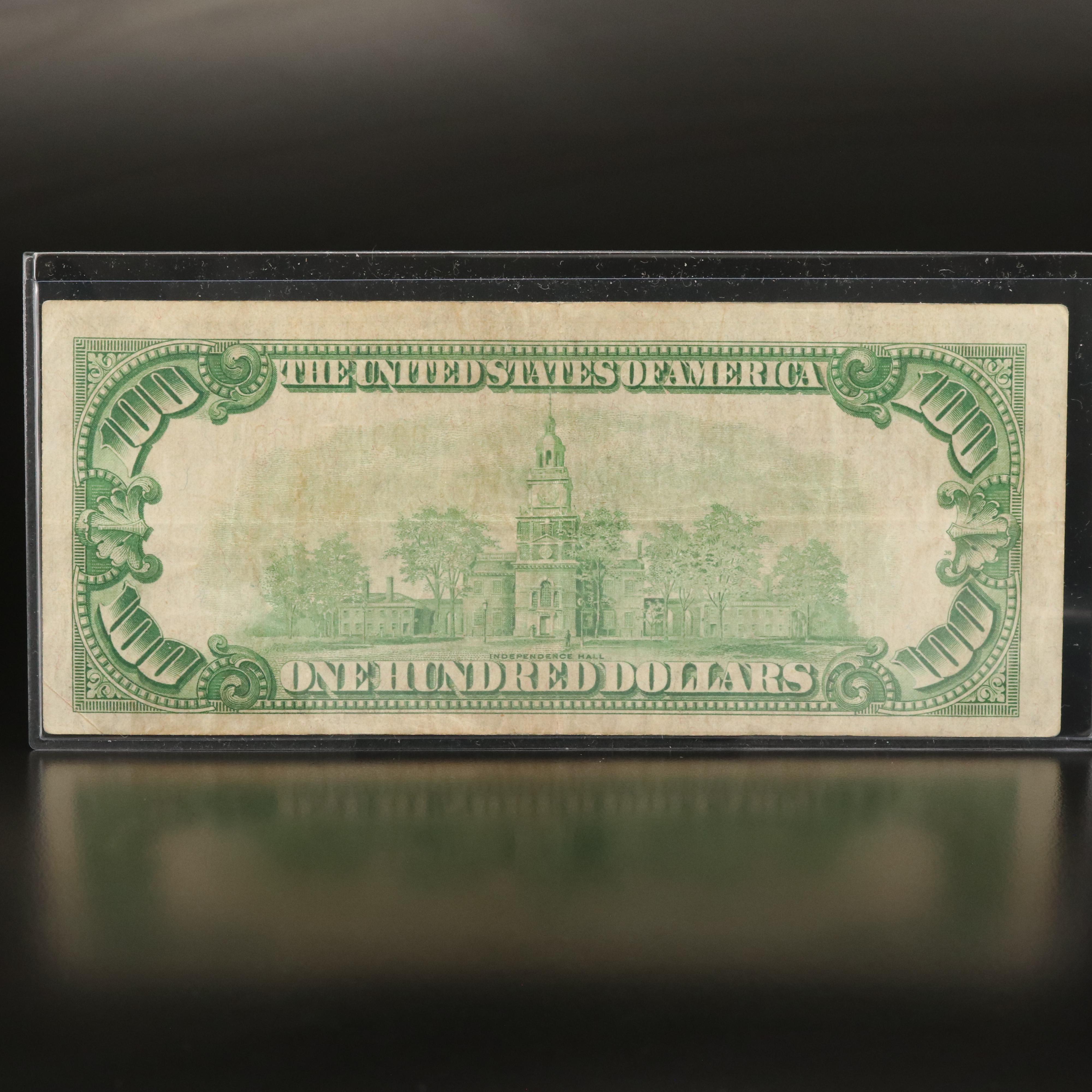 Series of 1934 $100 Federal Reserve Note