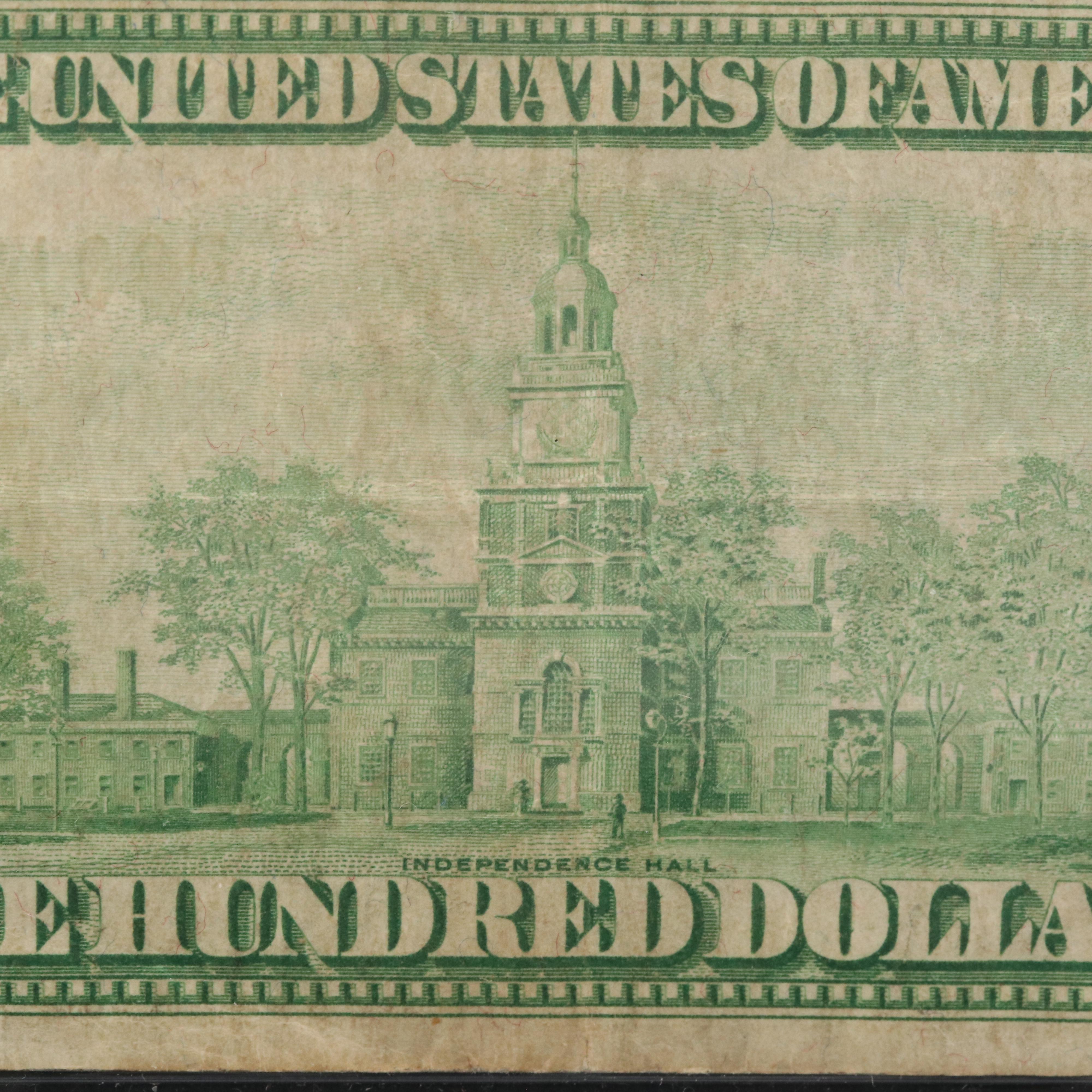 Series of 1934 $100 Federal Reserve Note