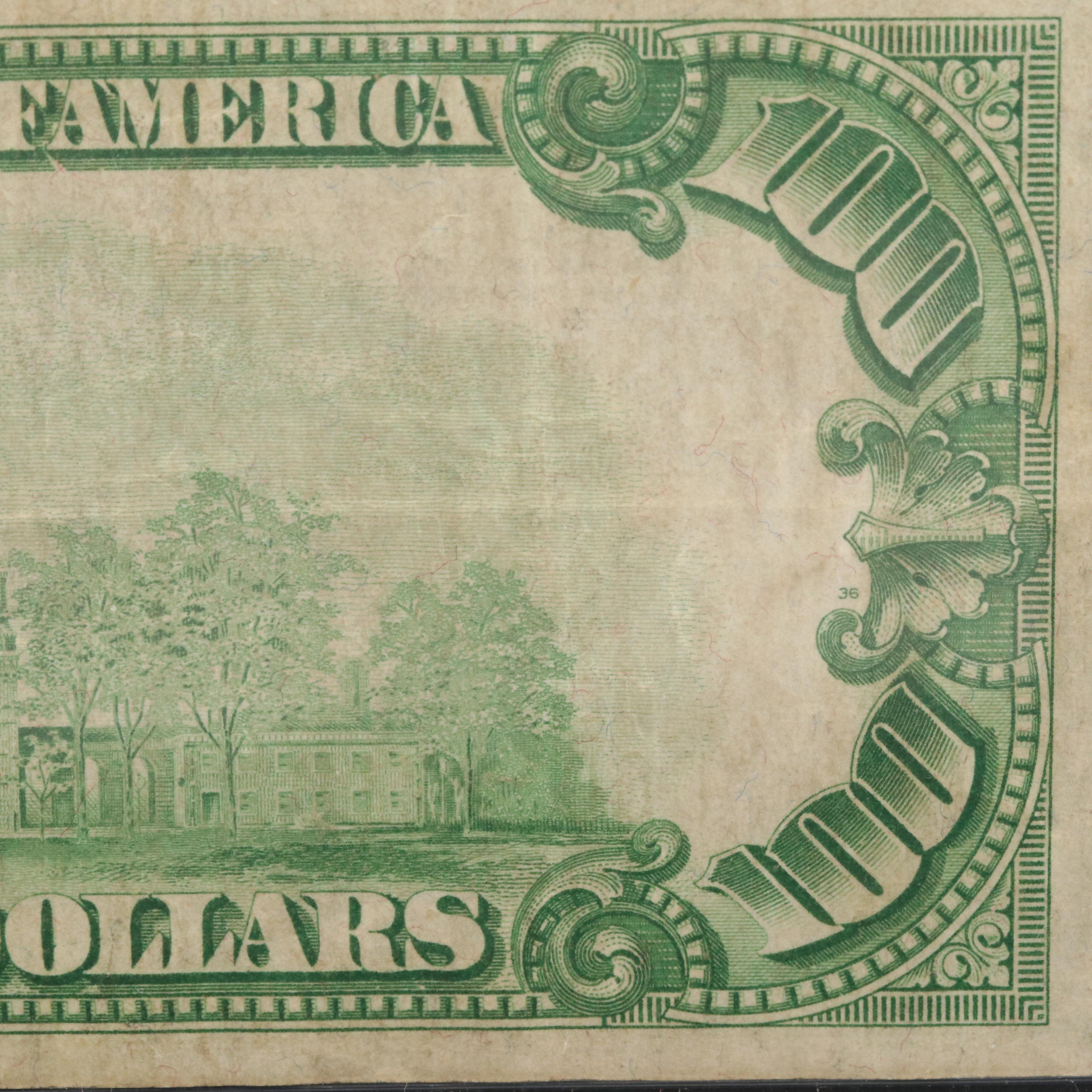 Series of 1934 $100 Federal Reserve Note
