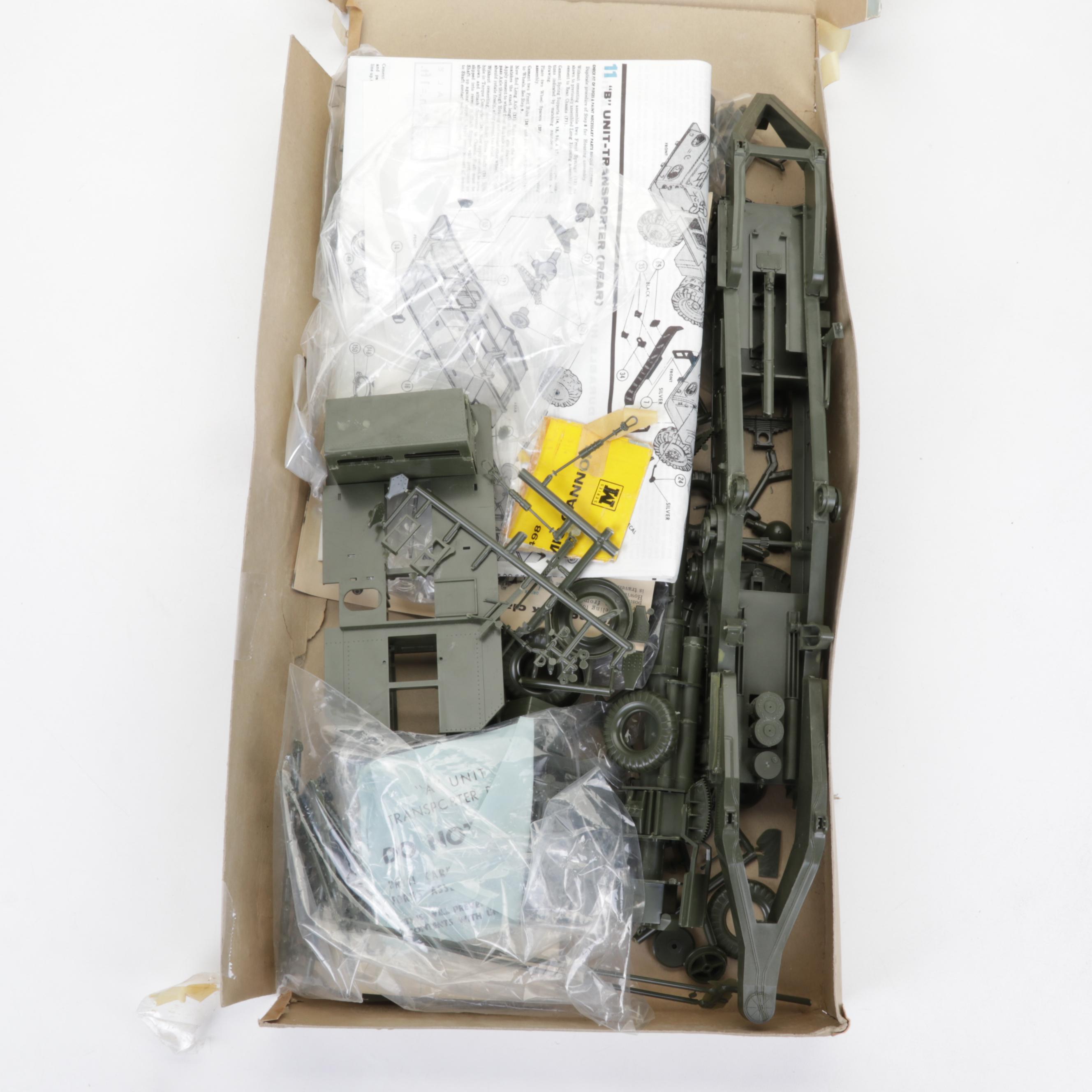 Renwal Blueprint Atomic Cannon and Martin Marietta Pershing A-1 Models