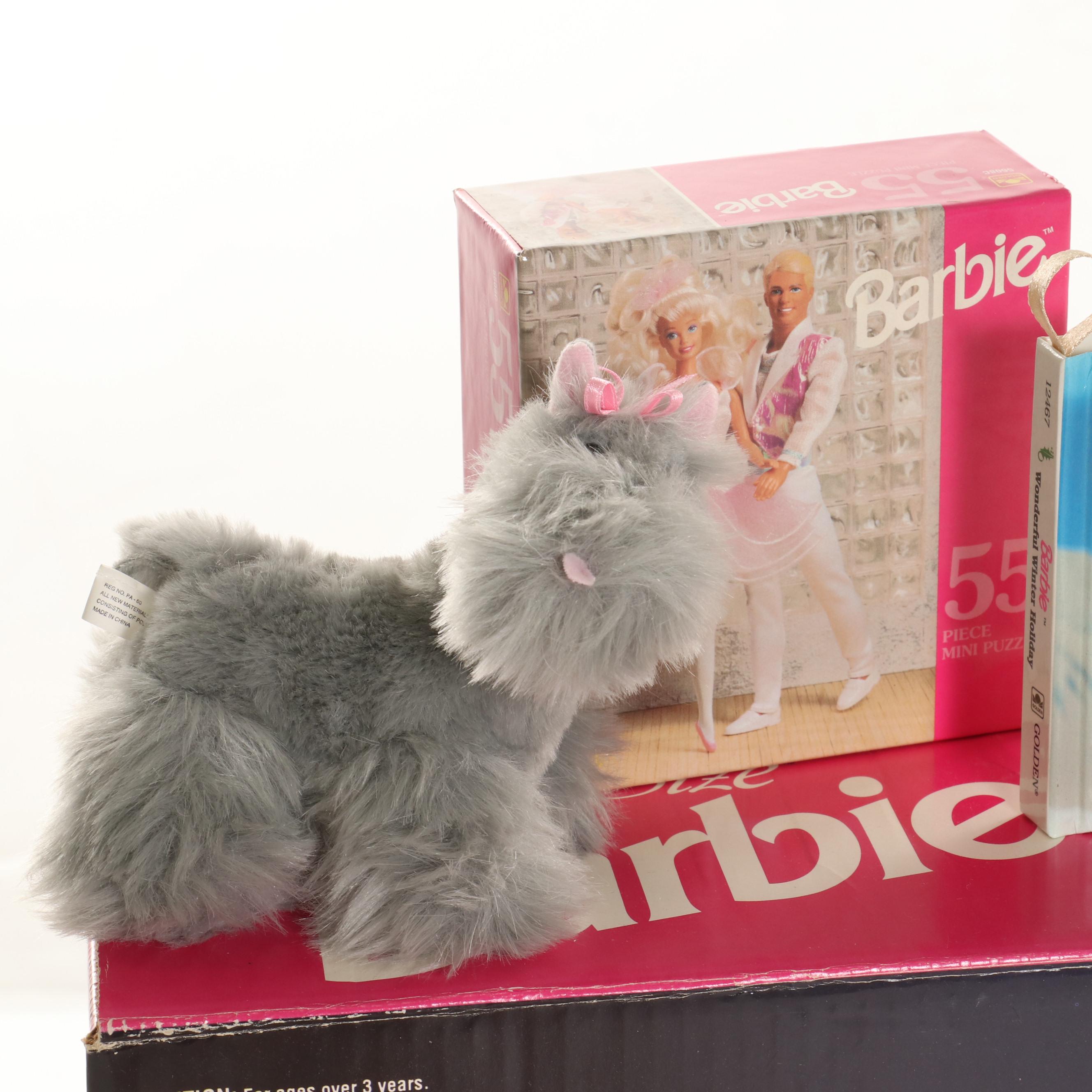 "My Size" and "Dream Bride Barbies" with Picnic Set, Book, Puzzle, and More