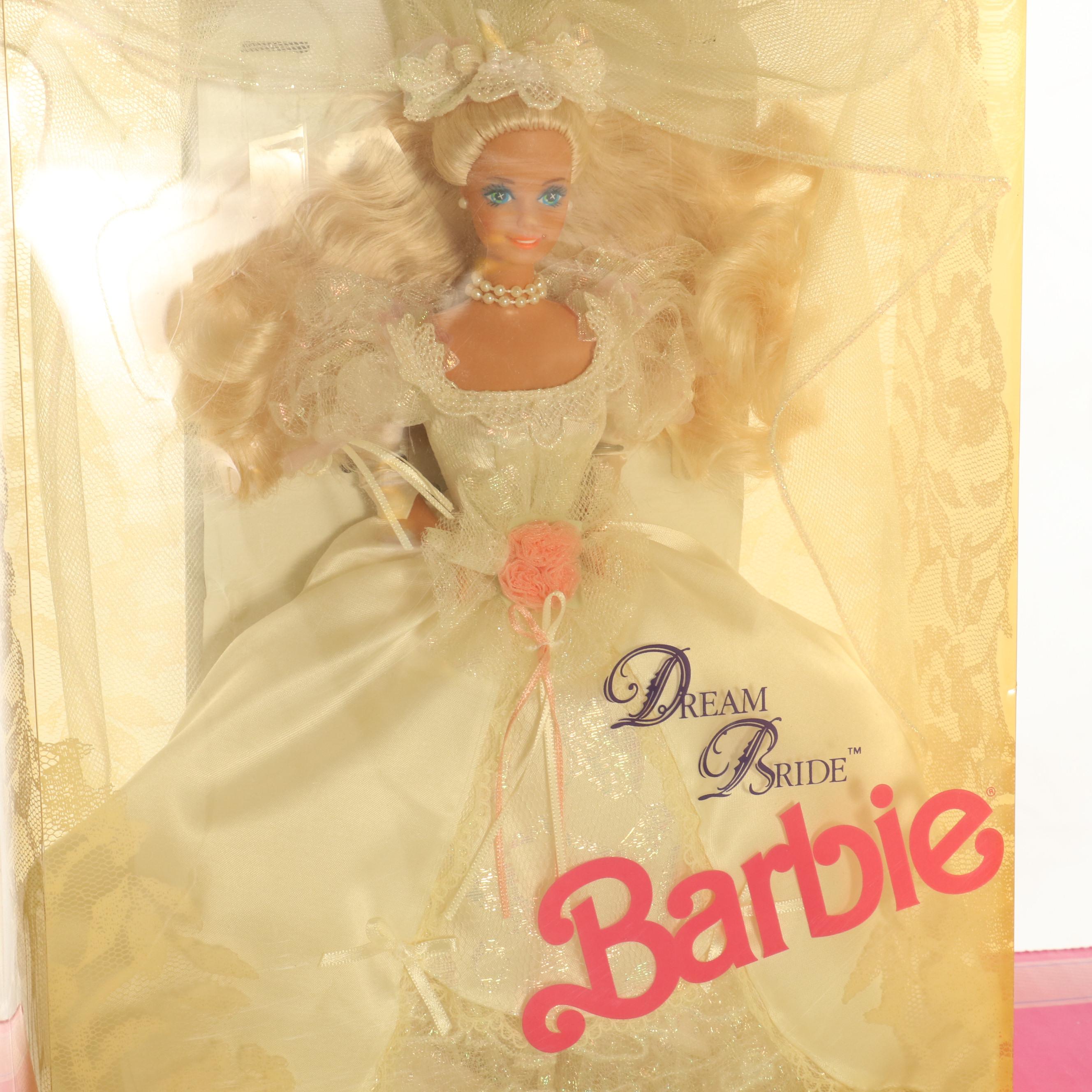 "My Size" and "Dream Bride Barbies" with Picnic Set, Book, Puzzle, and More