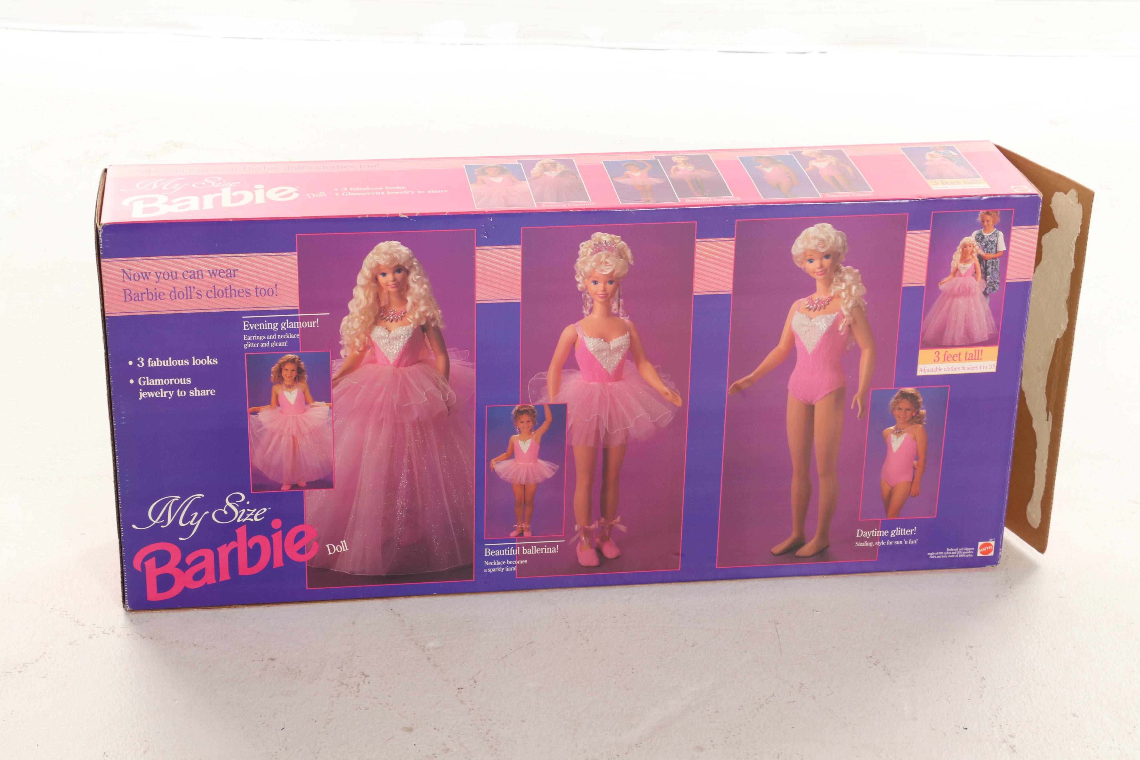 "My Size" and "Dream Bride Barbies" with Picnic Set, Book, Puzzle, and More