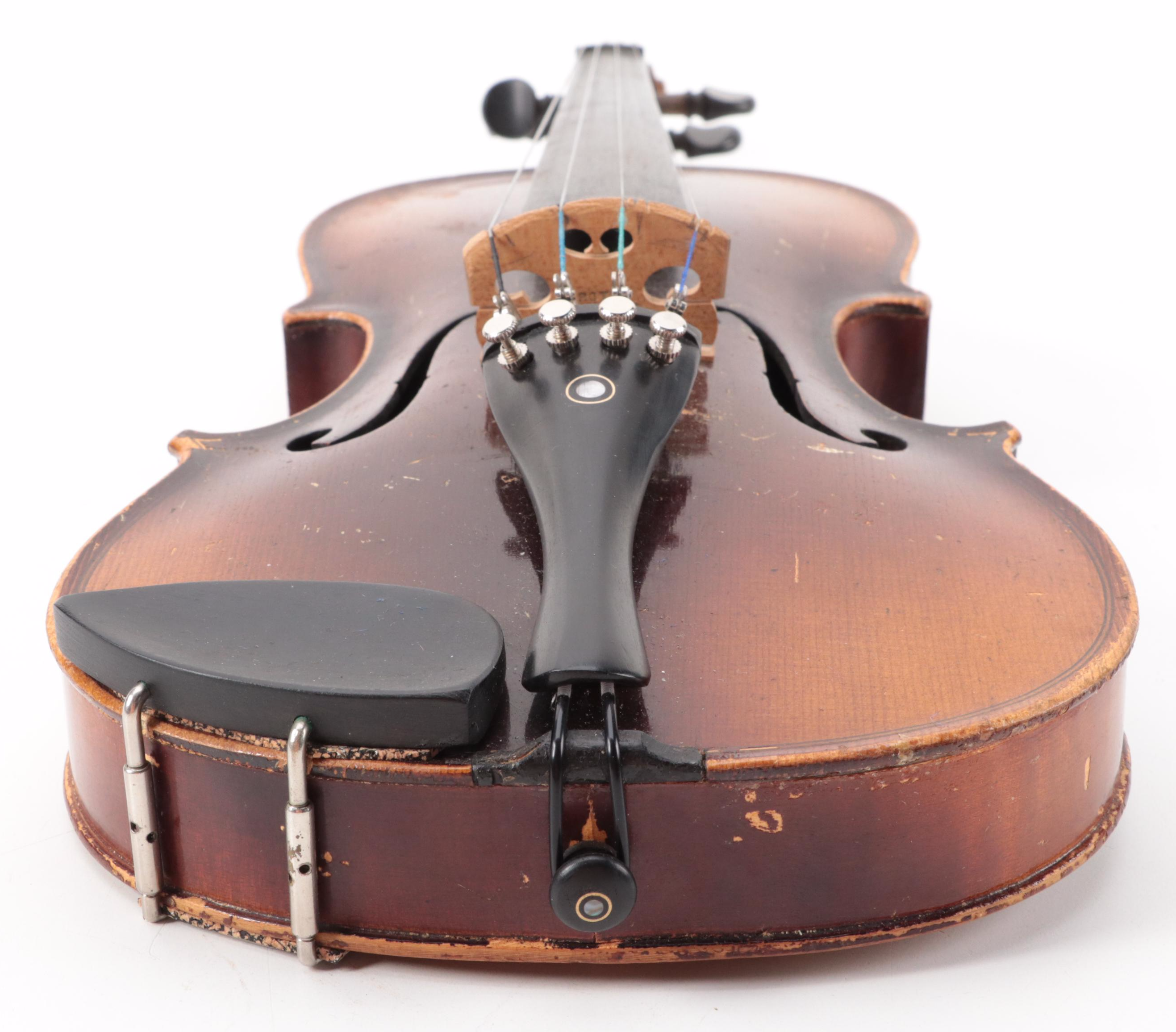 Stradivarius Replica 3/4 Violin with Horse Hair Bow and Case