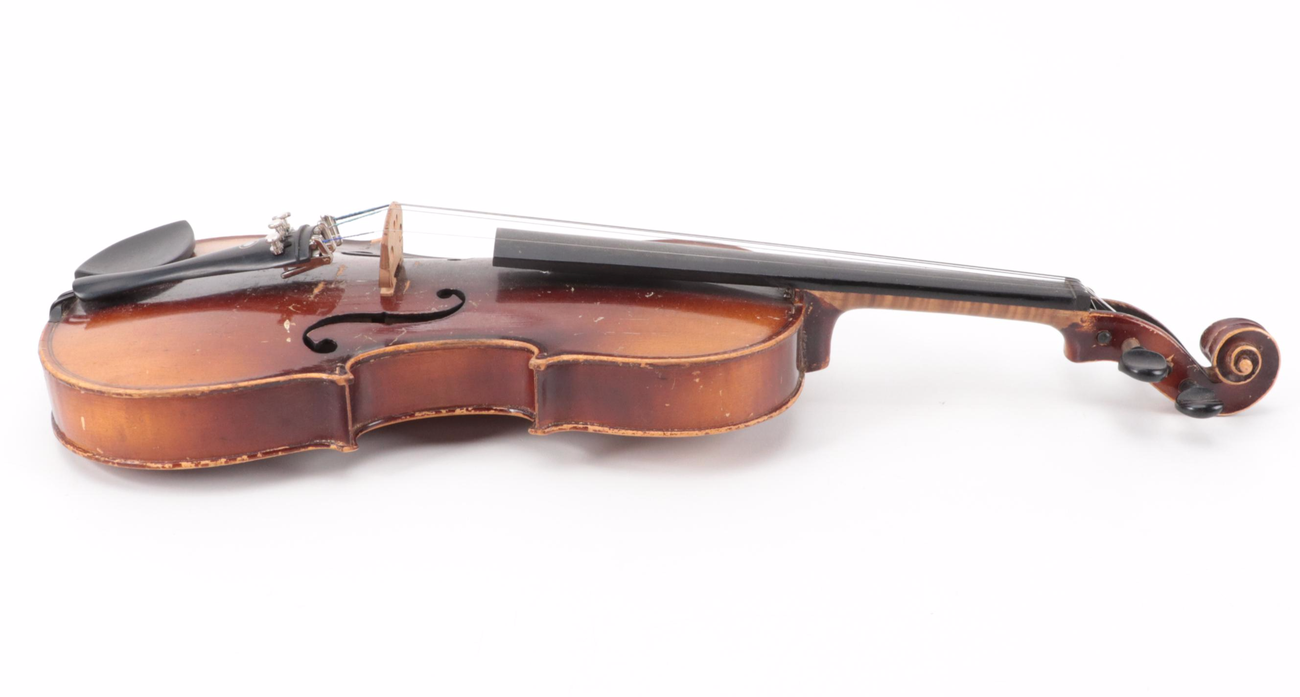 Stradivarius Replica 3/4 Violin with Horse Hair Bow and Case