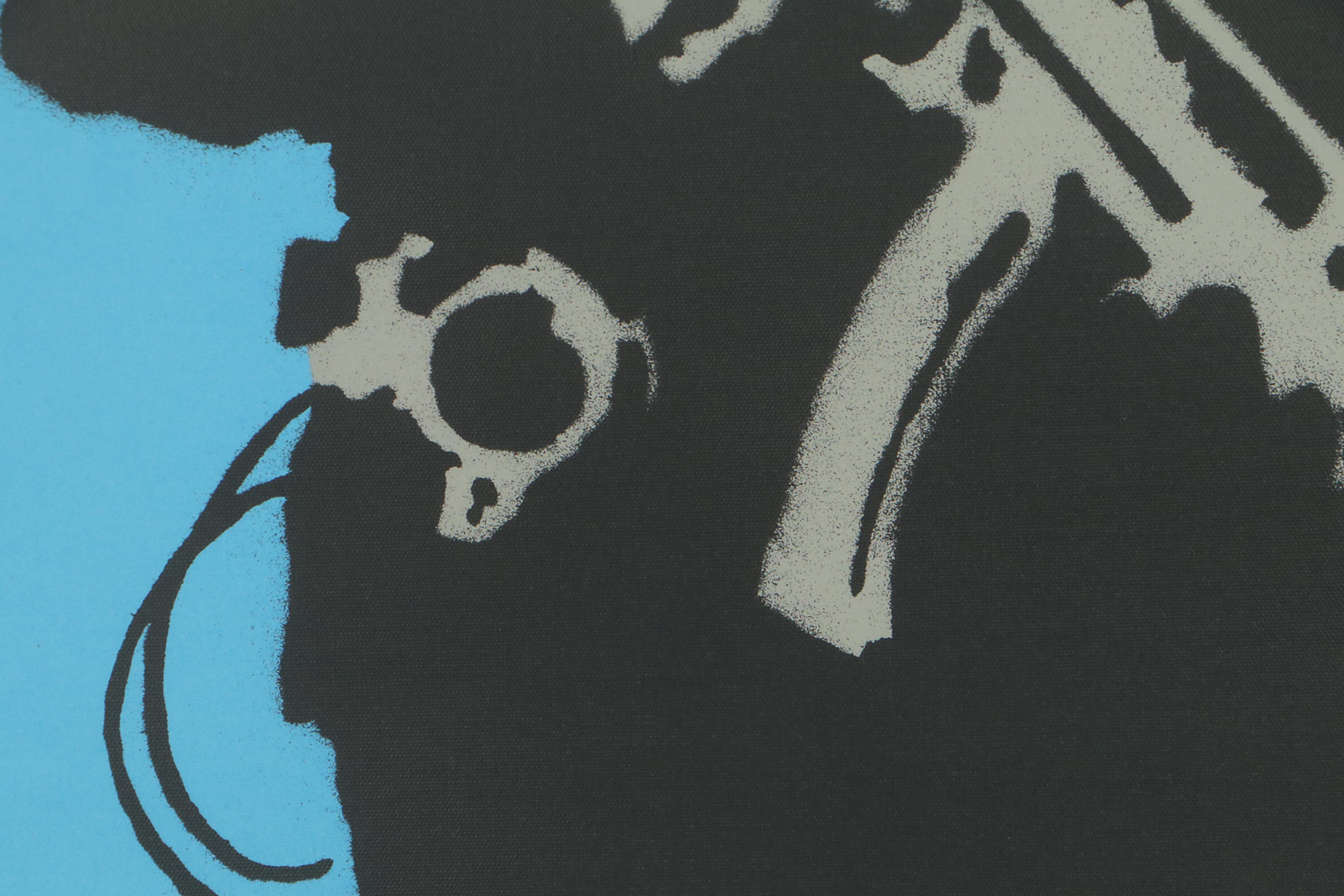 Giclée After Banksy "Smiley Police Trooper"