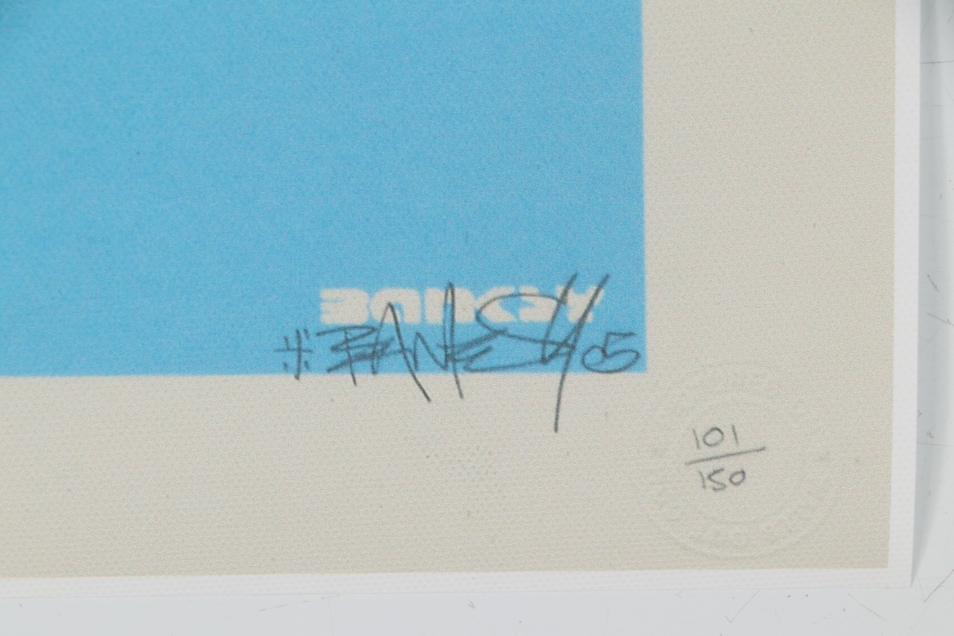 Giclée After Banksy "Smiley Police Trooper"