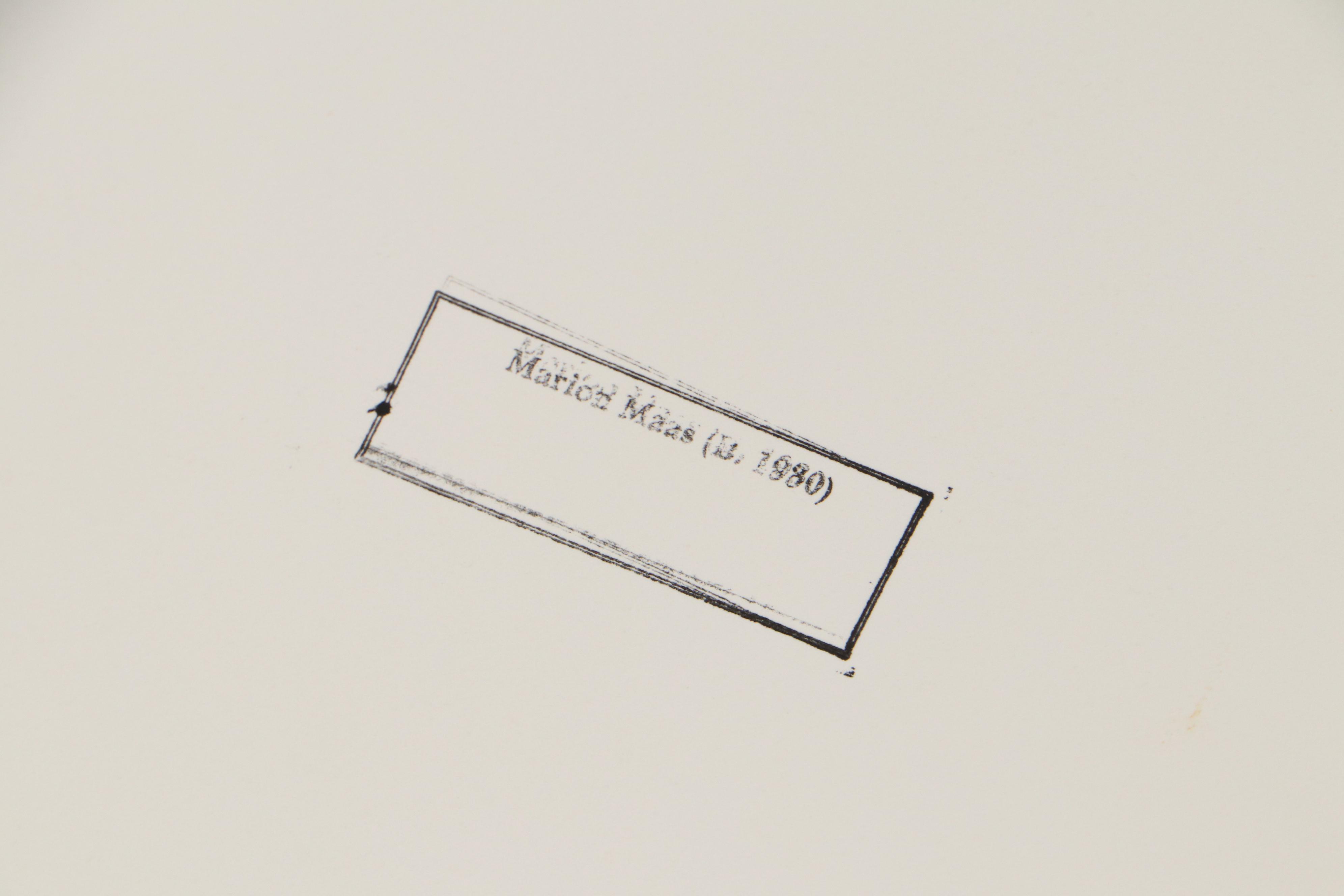 Marion Maas Abstract Horse Watercolor Painting