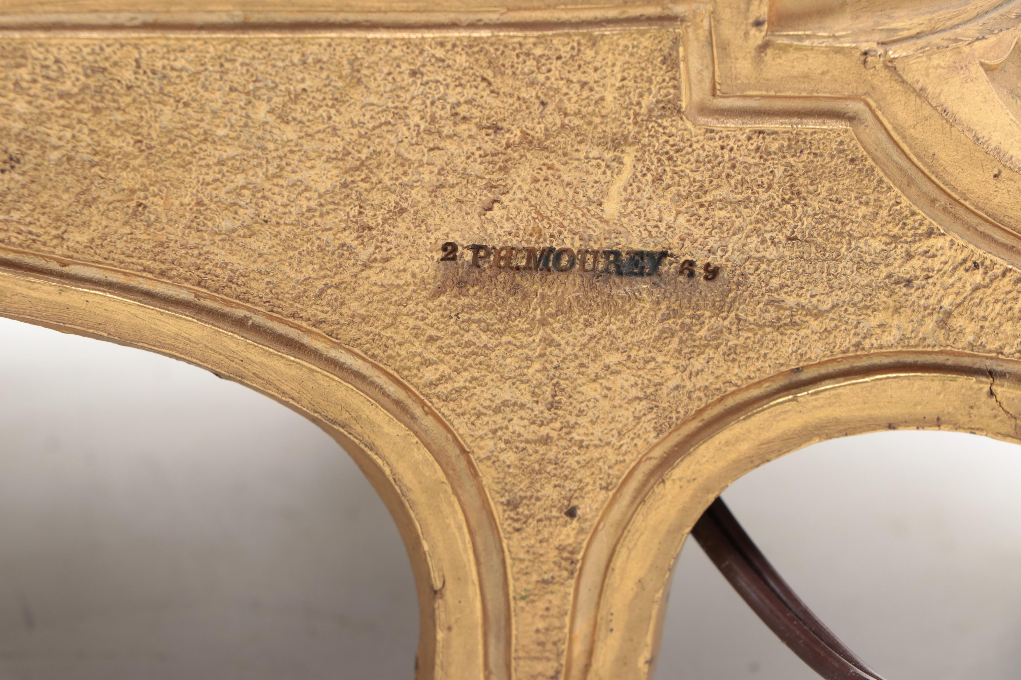 P. H. Mourey and The Sessions Clock Co. Electrified Ormolu Mantel Clock