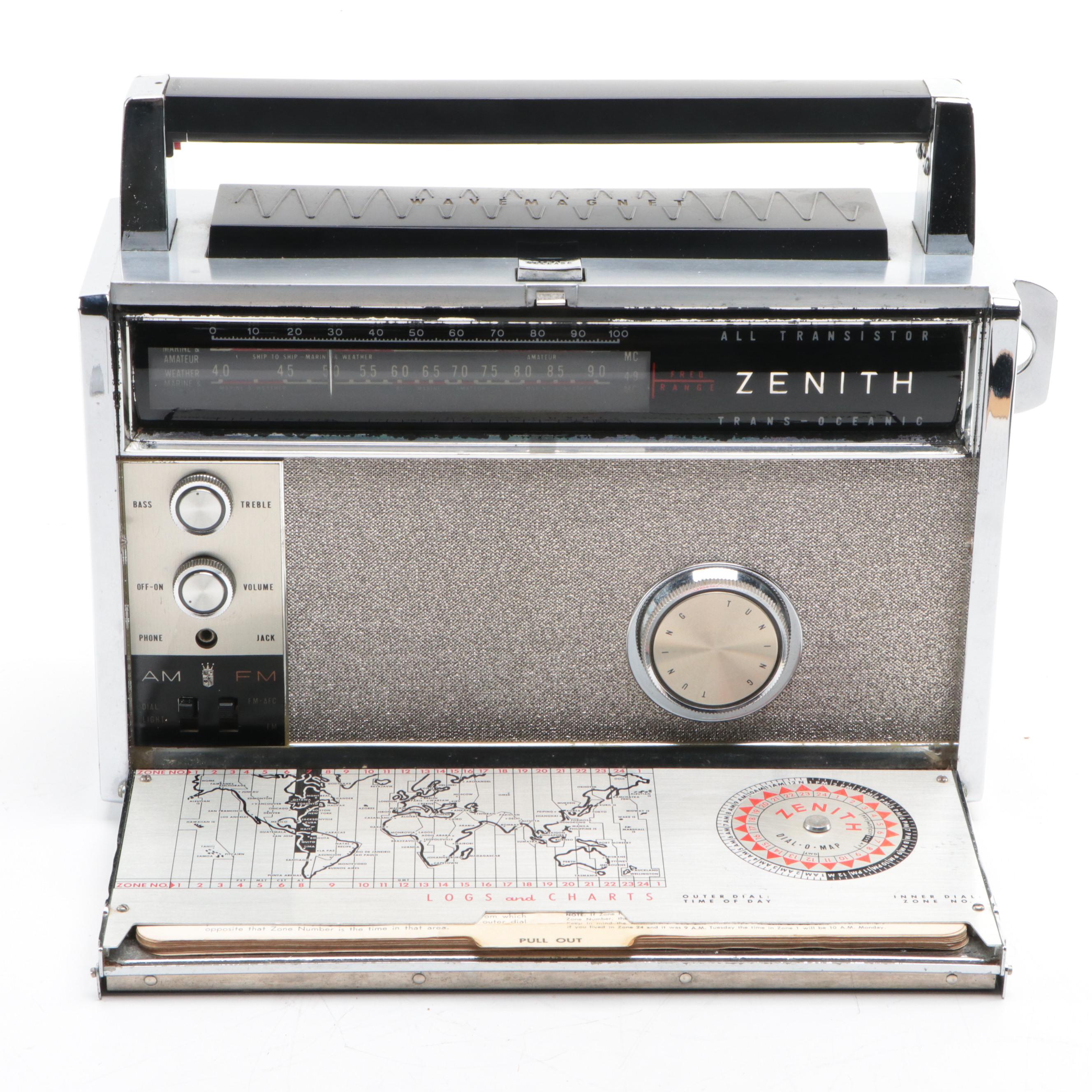 Zenith Royal 3000-1 Trans-Oceanic Portable Radio, 1962–1971