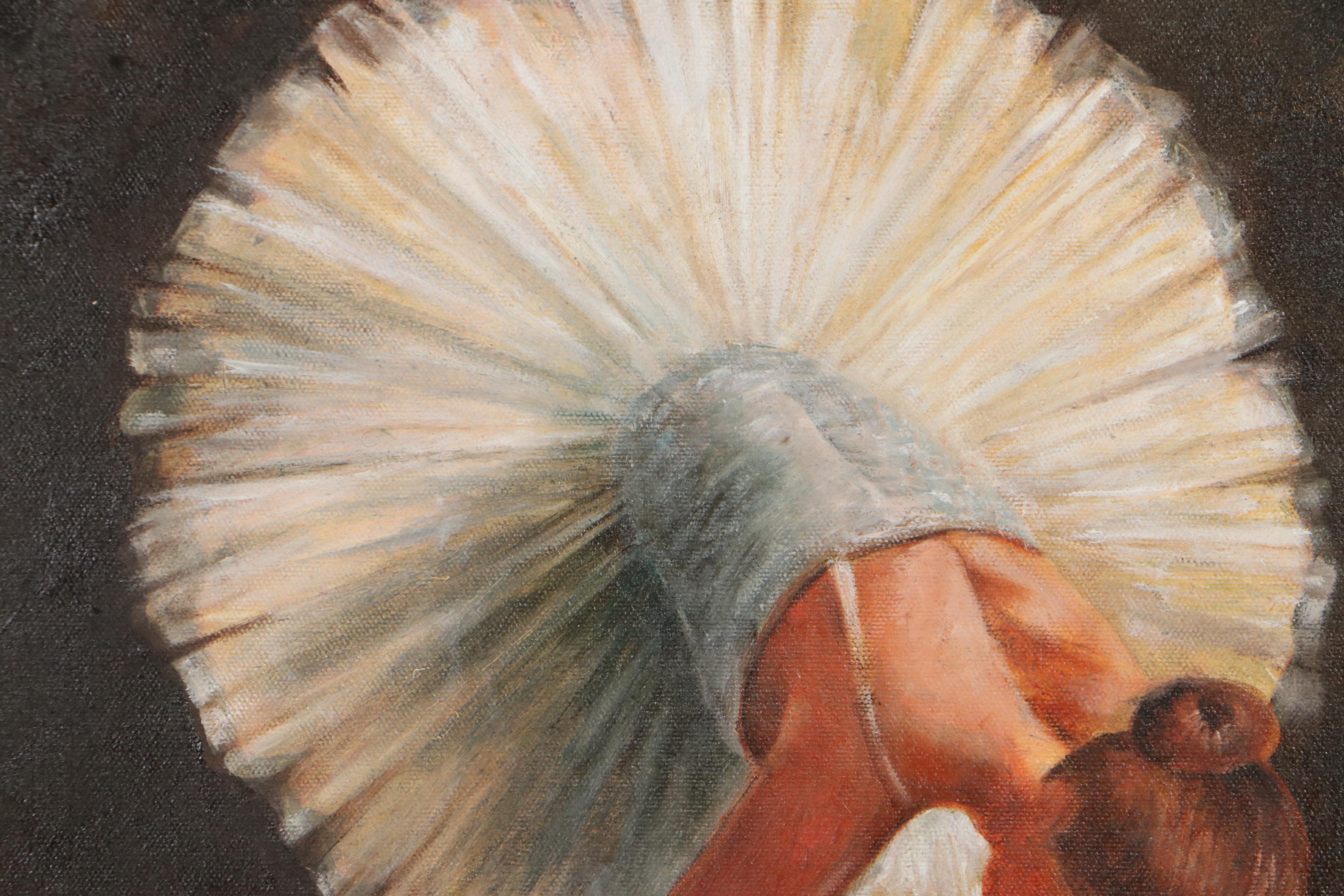 Noel Quintavalle Oil Painting of Ballerina