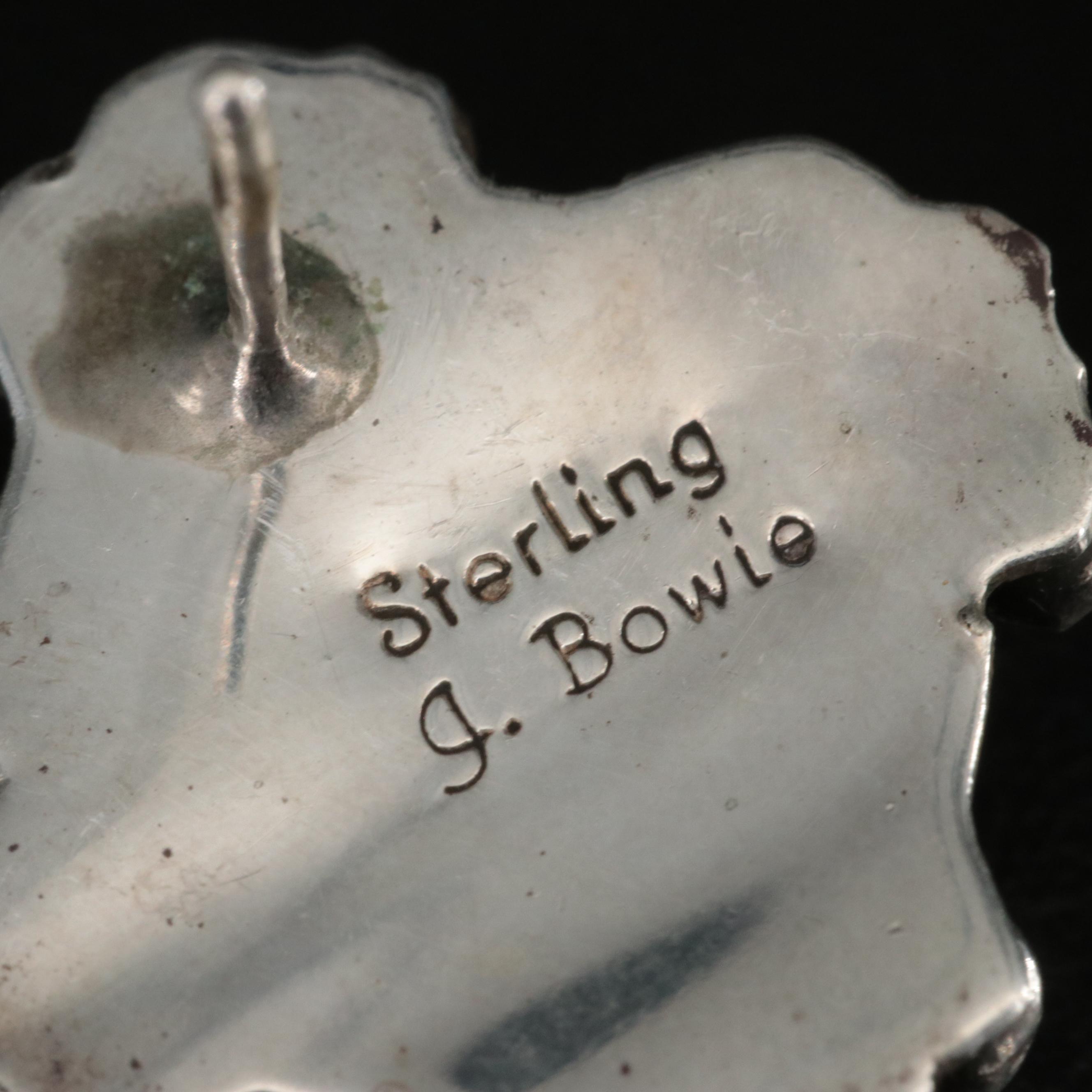 Chee, Wilford Navajo Diné and Charlie Bowie Navajo Diné and Mexican Earrings