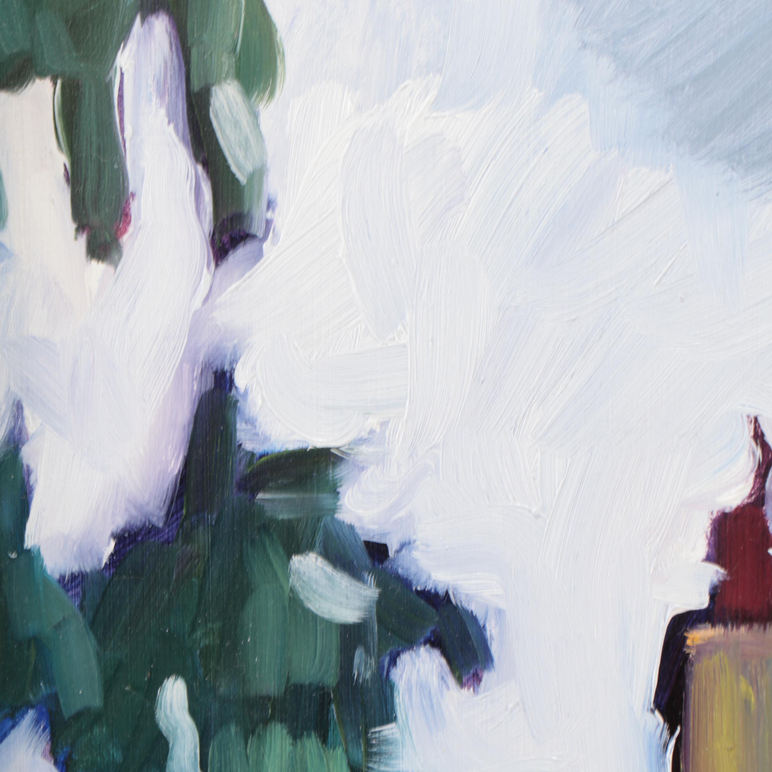 Tom Hunt Cityscape Oil Painting "Monte Martre," 2017