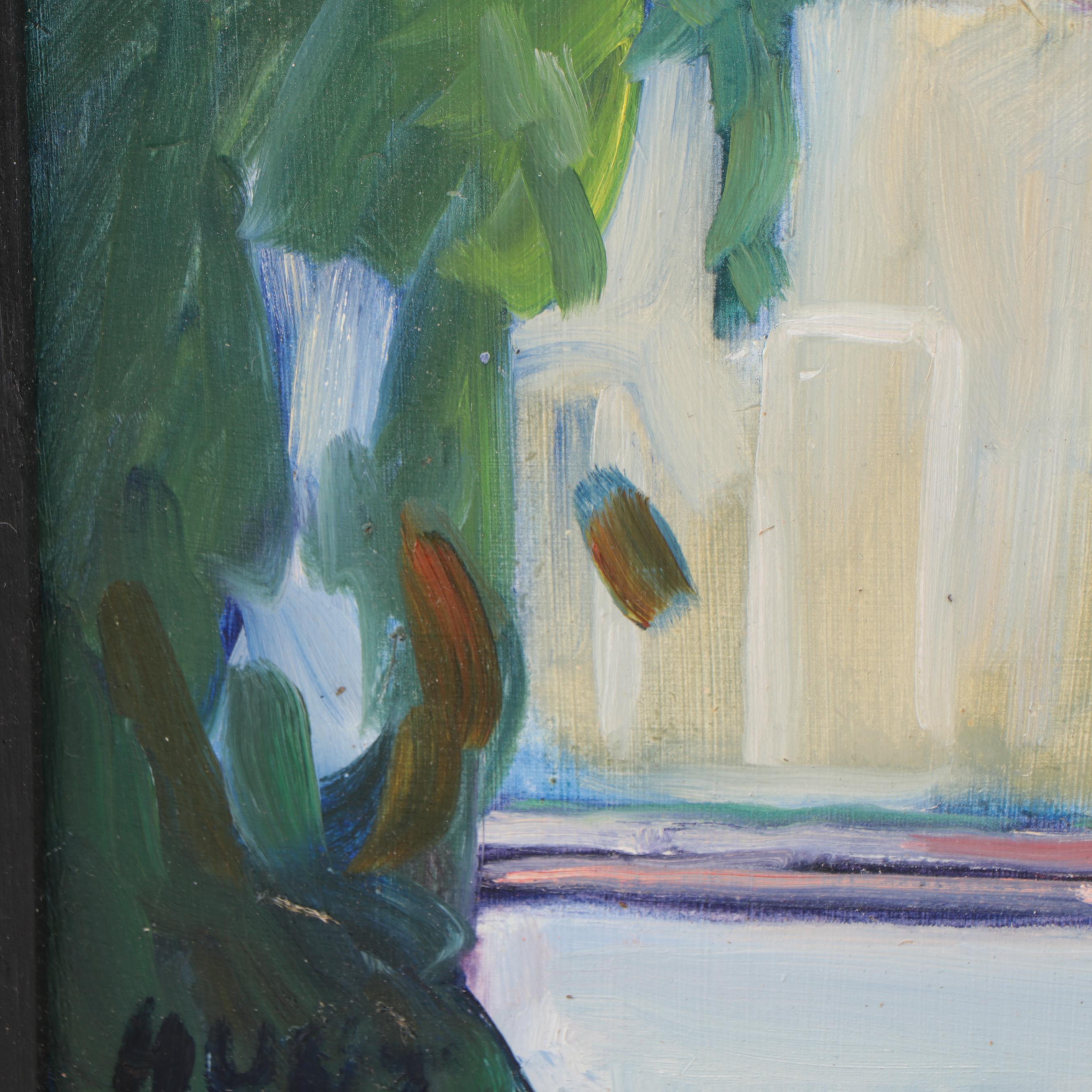 Tom Hunt Cityscape Oil Painting "Monte Martre," 2017