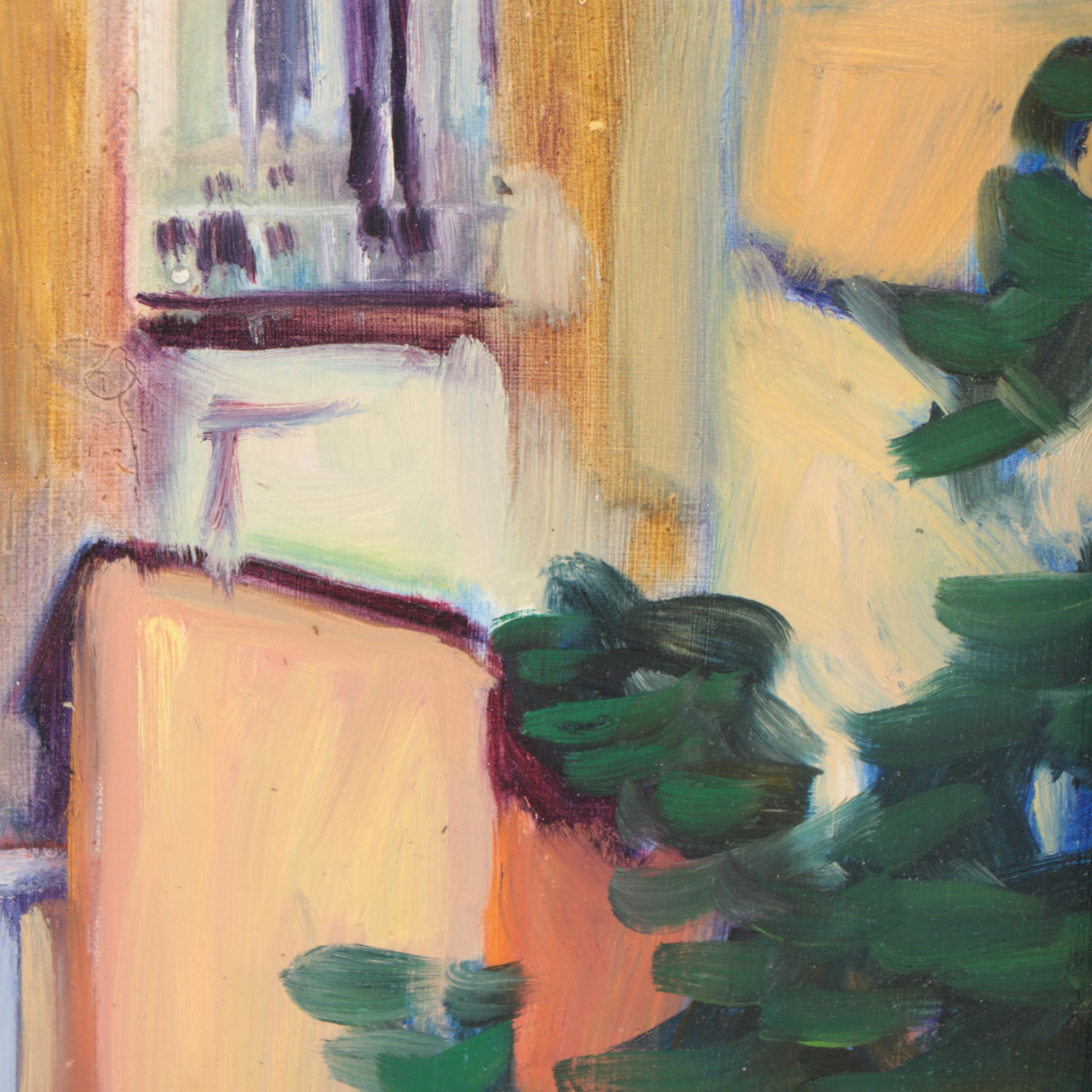 Tom Hunt Cityscape Oil Painting "Monte Martre," 2017