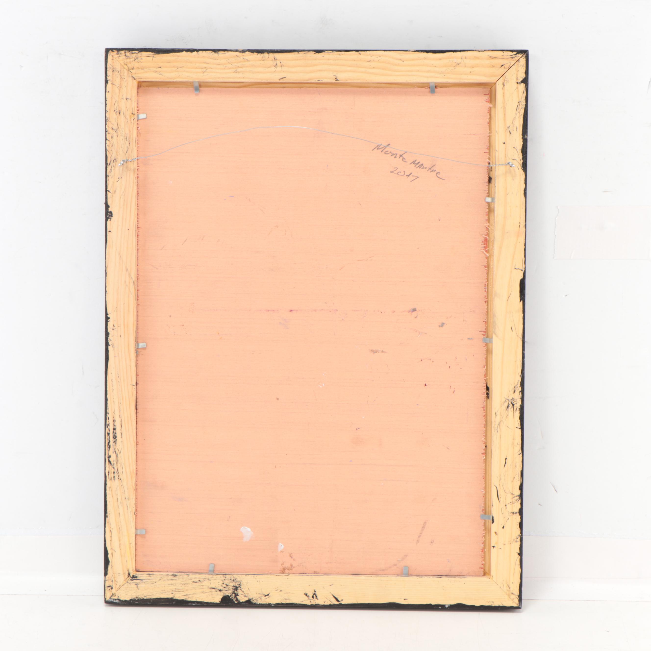 Tom Hunt Cityscape Oil Painting "Monte Martre," 2017