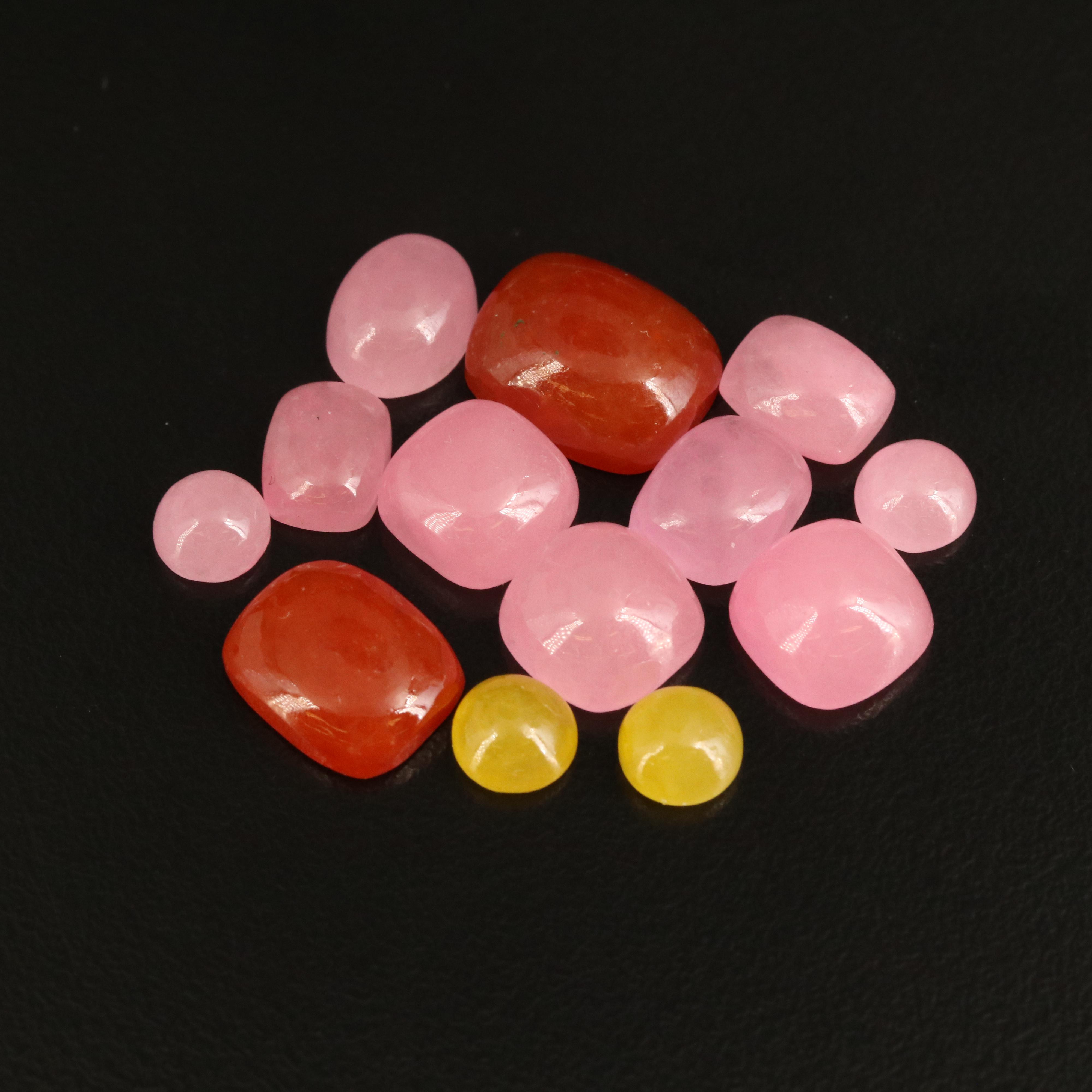 Loose Cabochon Jadeite Selection