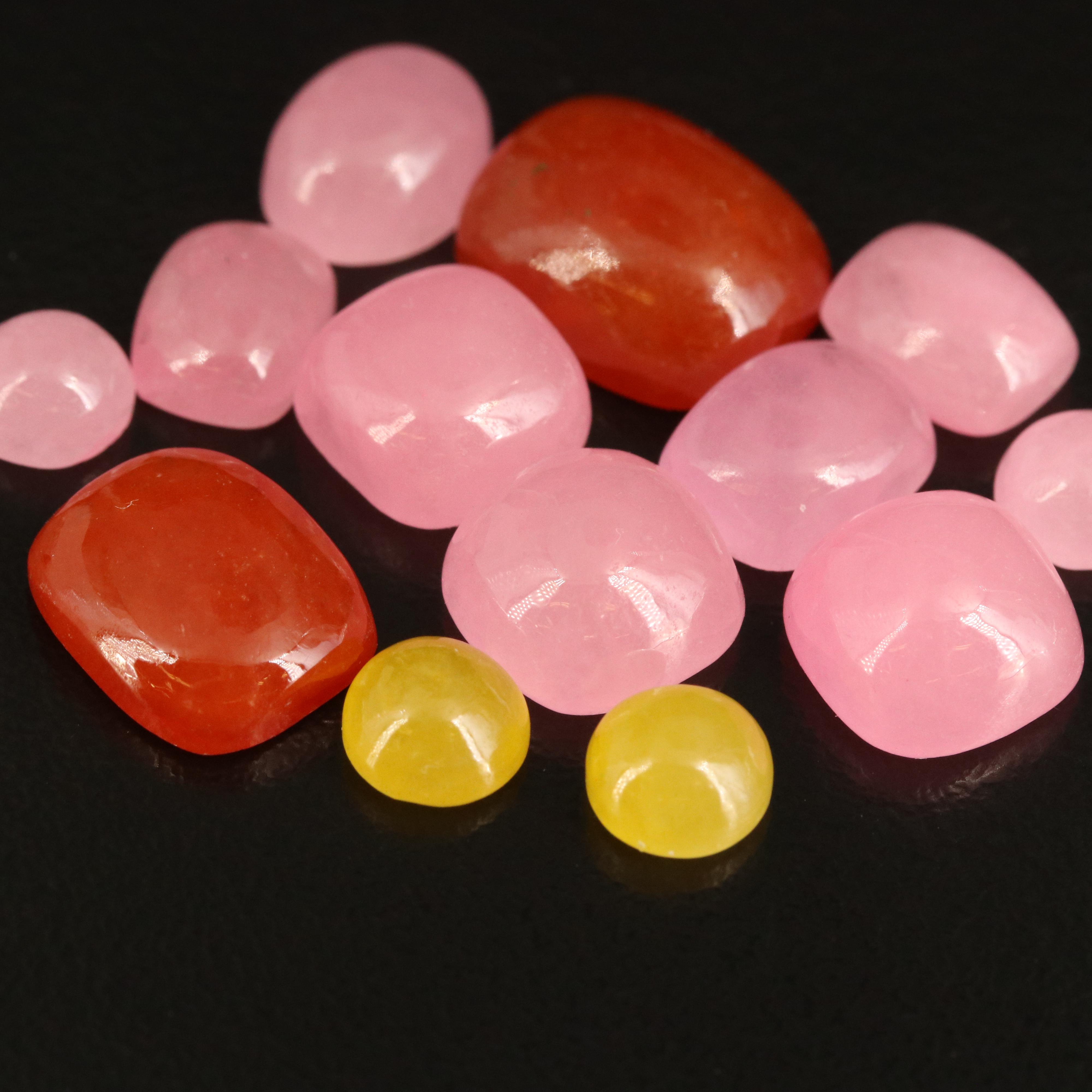 Loose Cabochon Jadeite Selection
