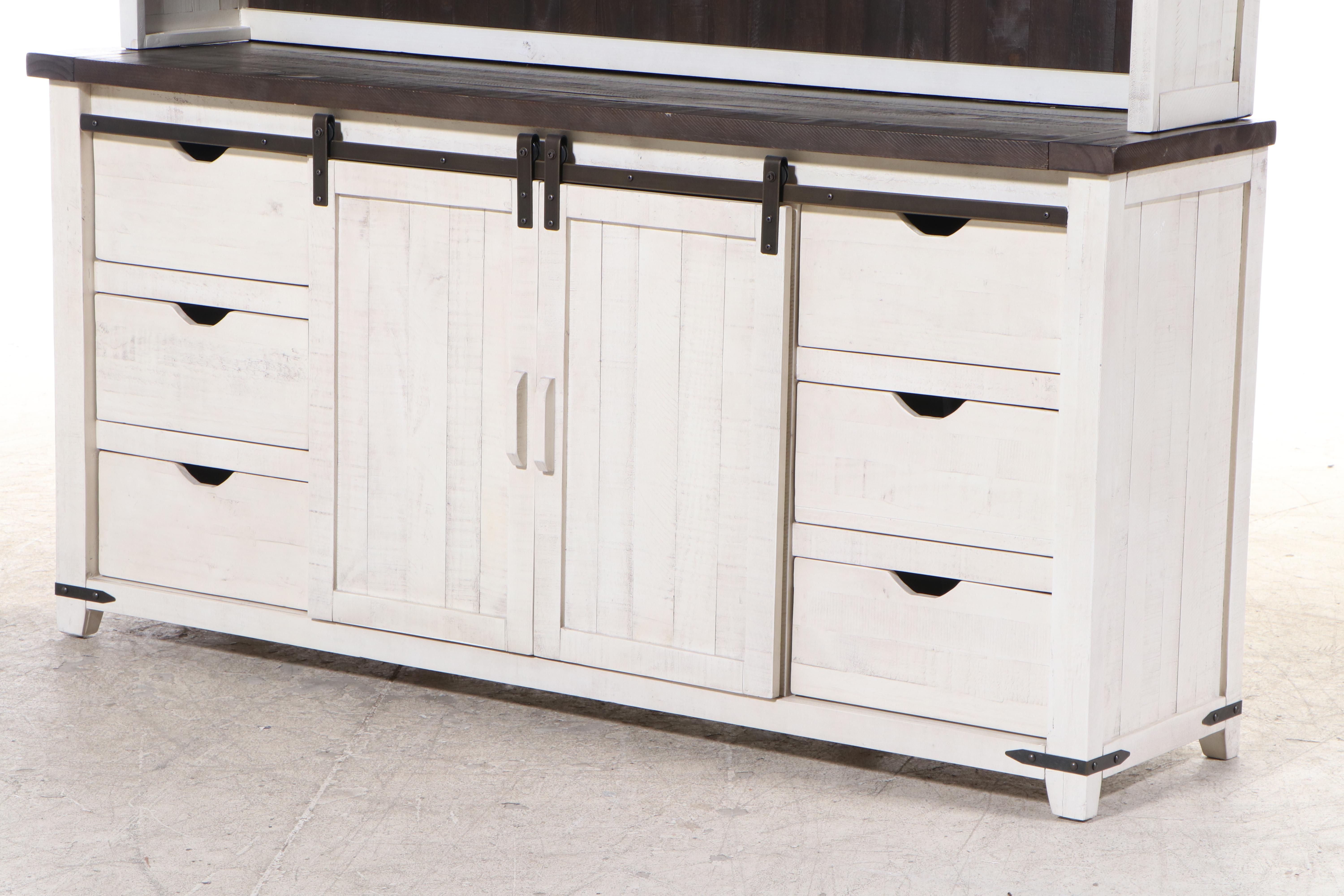 Jofran Inc. "Madison County" Two-Piece Buffet Server with Hutch