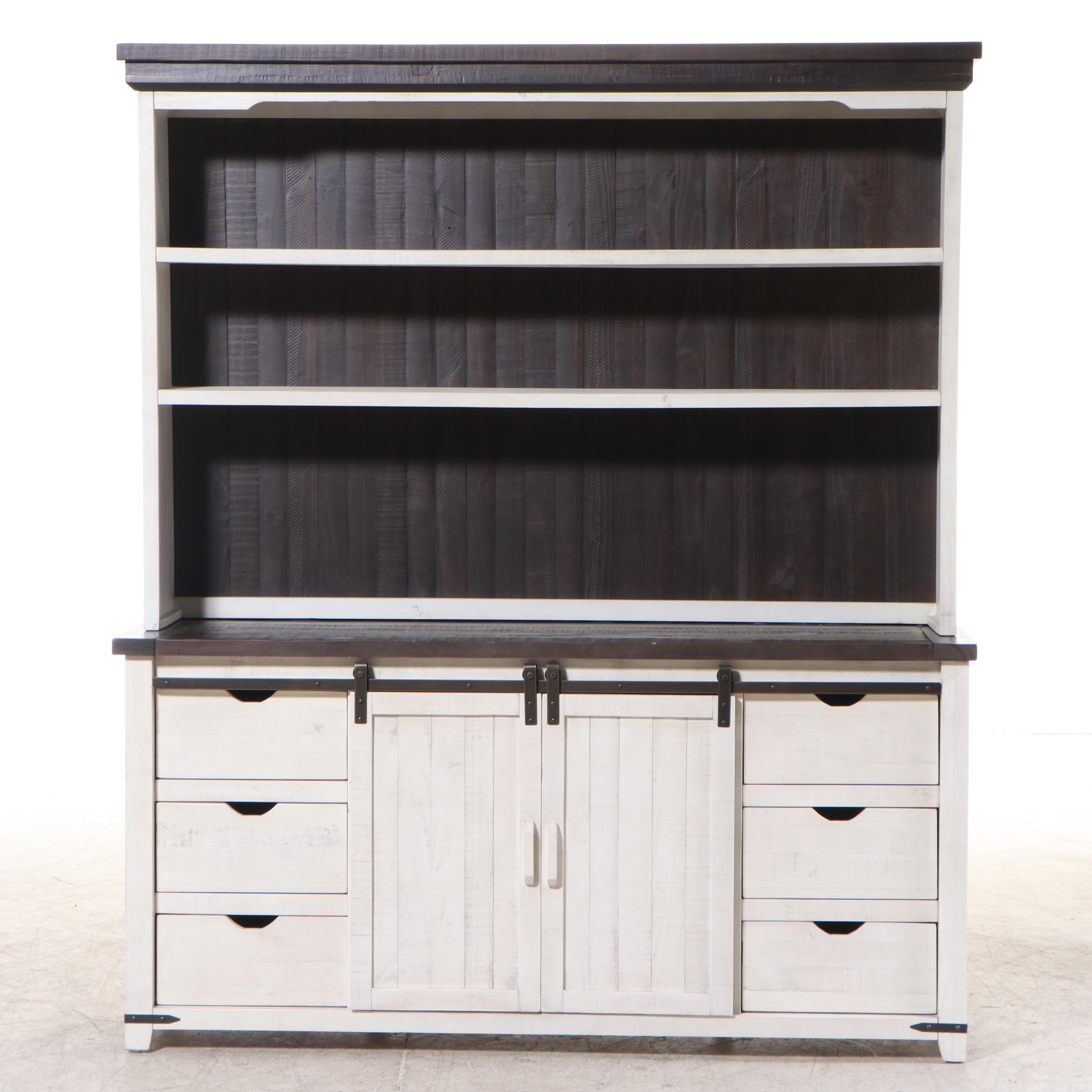 Jofran Inc. "Madison County" Two-Piece Buffet Server with Hutch