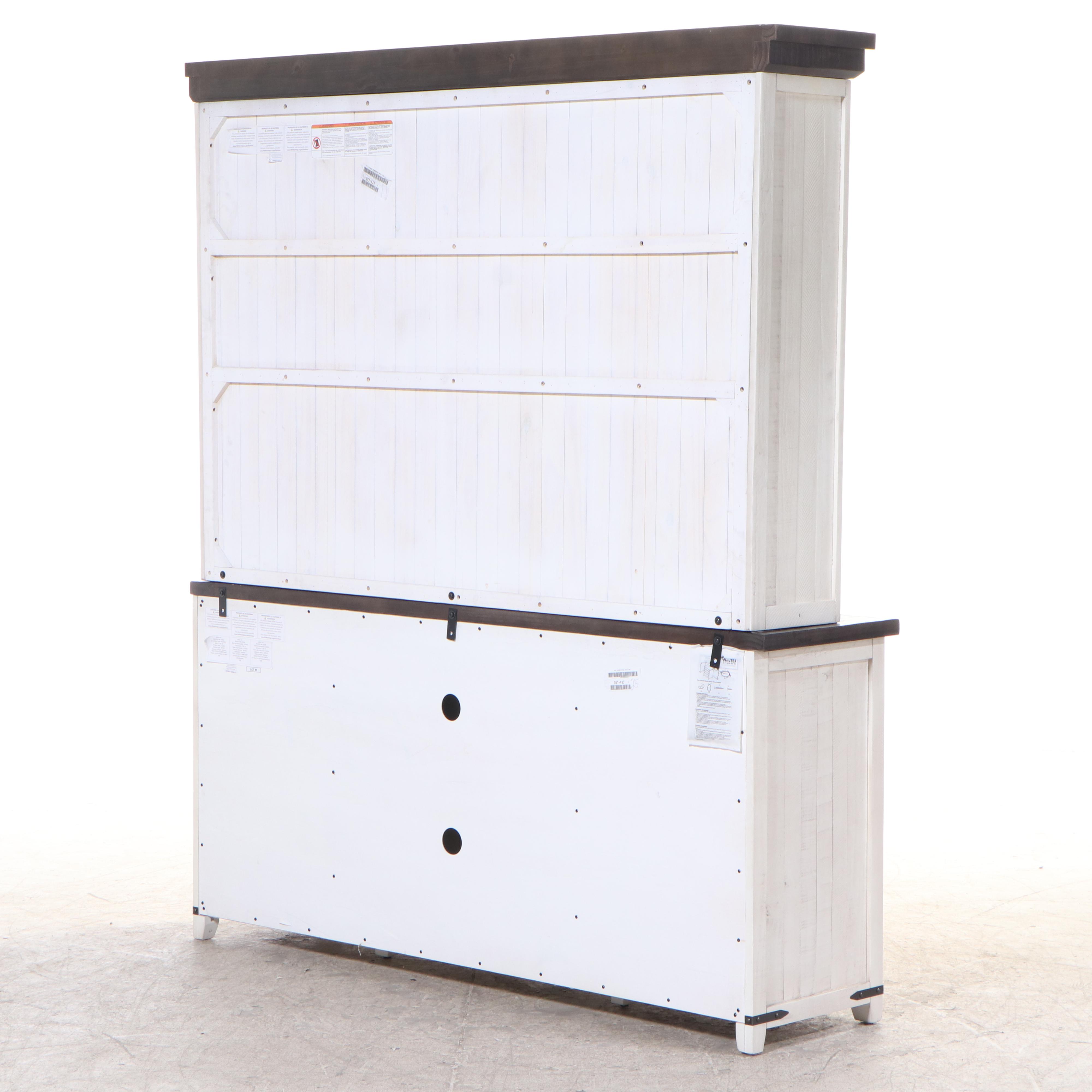 Jofran Inc. "Madison County" Two-Piece Buffet Server with Hutch