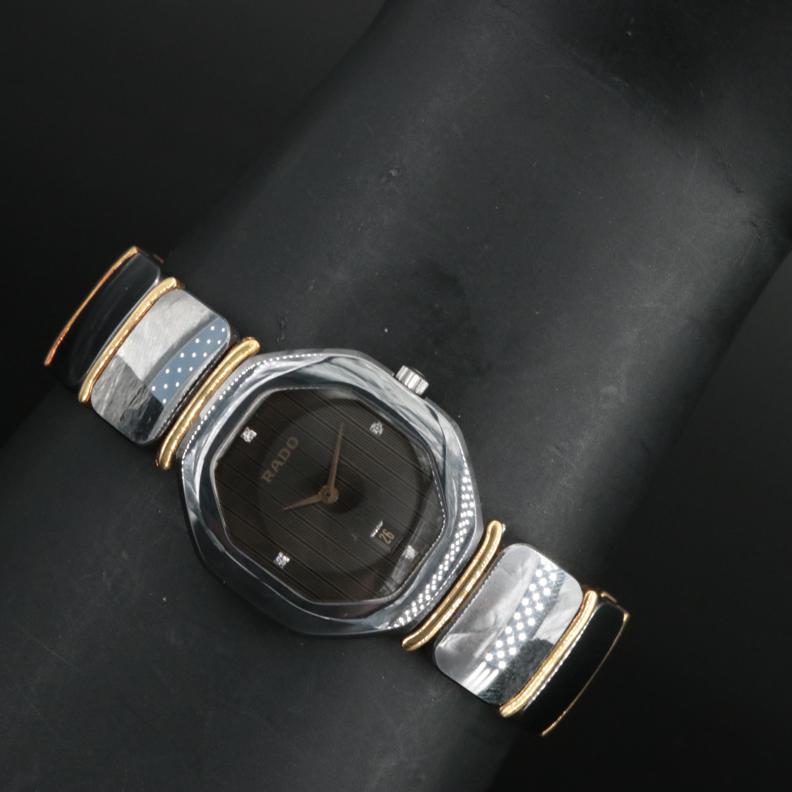 Rado "Jubile" Diamond and Ceramic Watch