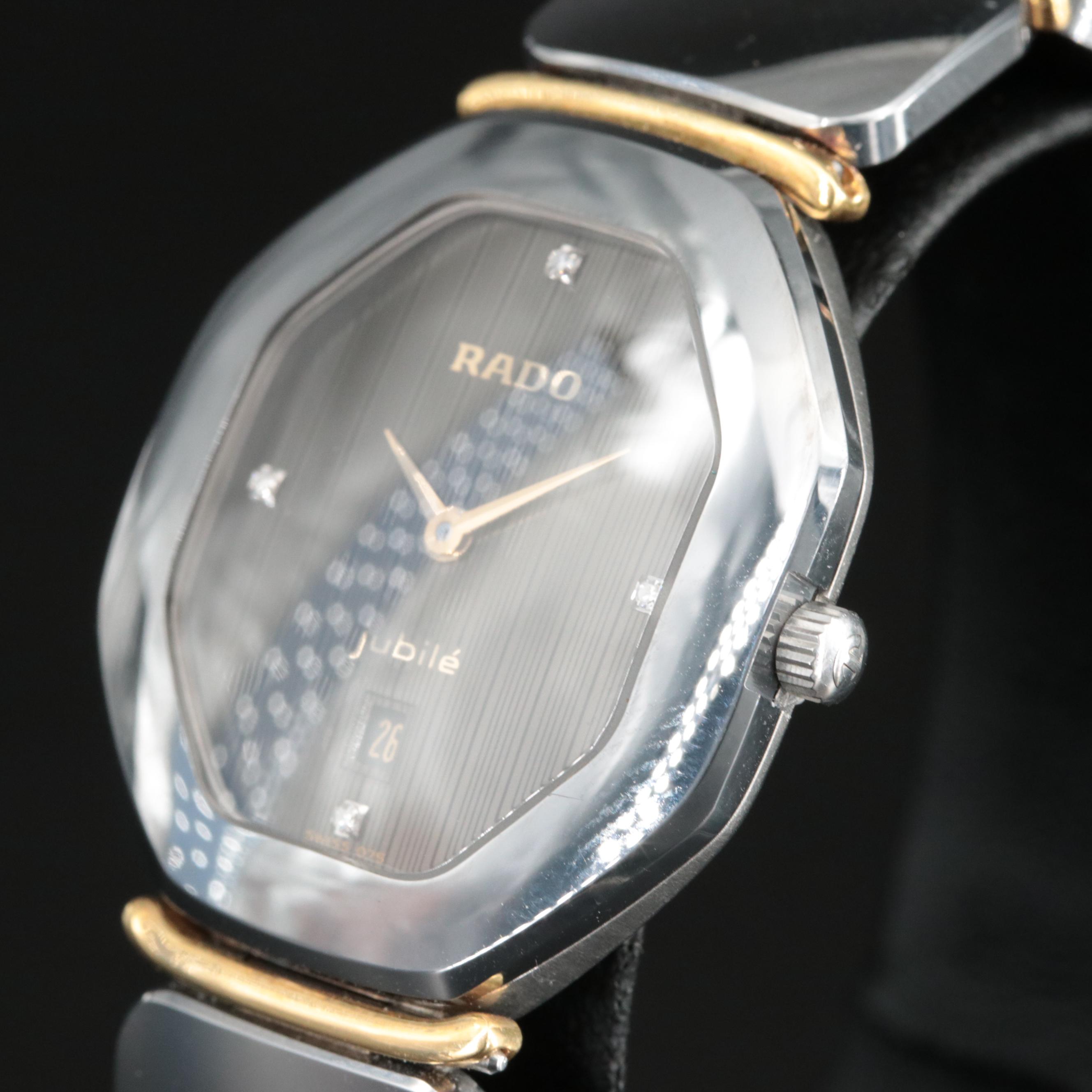 Rado "Jubile" Diamond and Ceramic Watch
