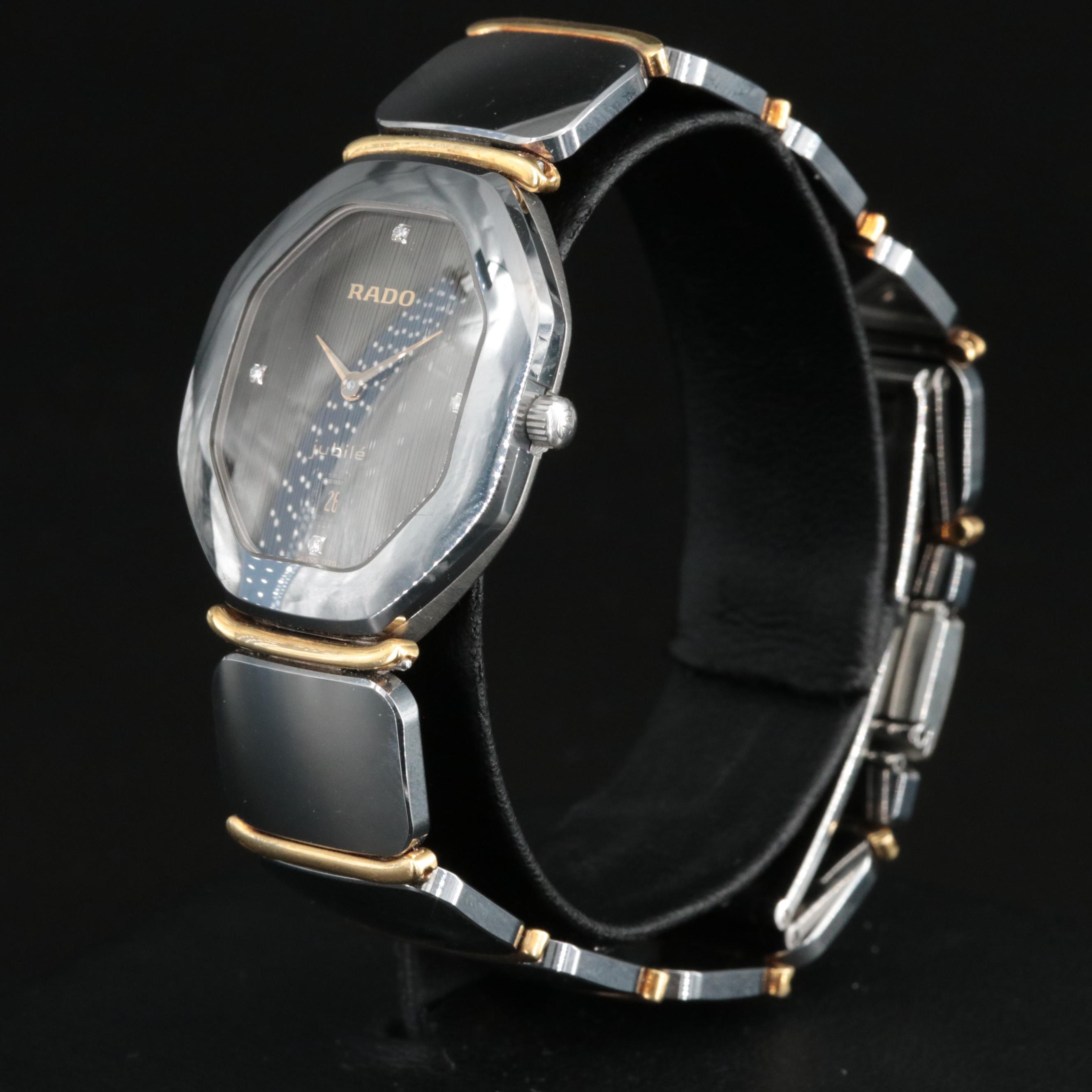 Rado "Jubile" Diamond and Ceramic Watch
