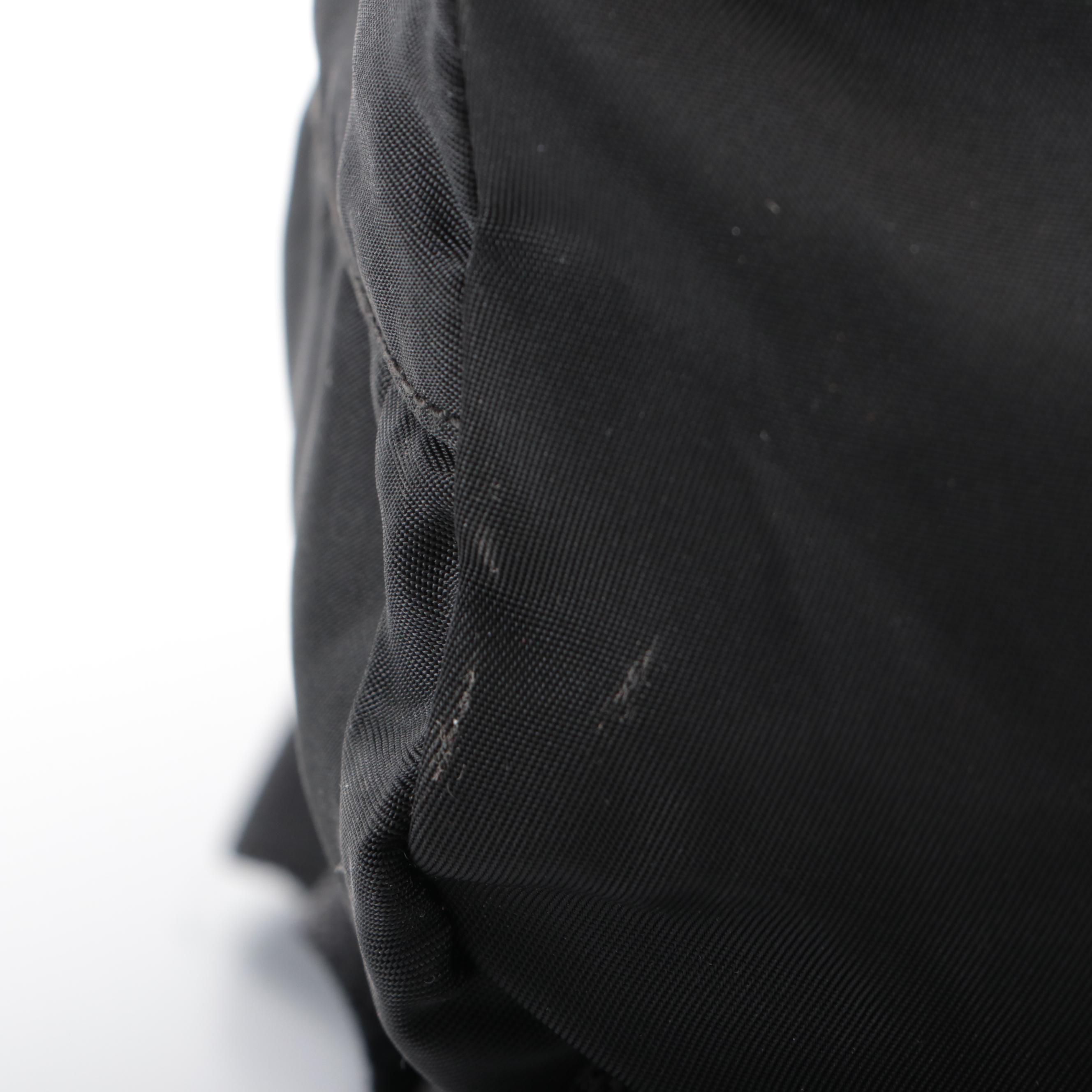 Prada Small Tessuto Backpack in Black Nylon