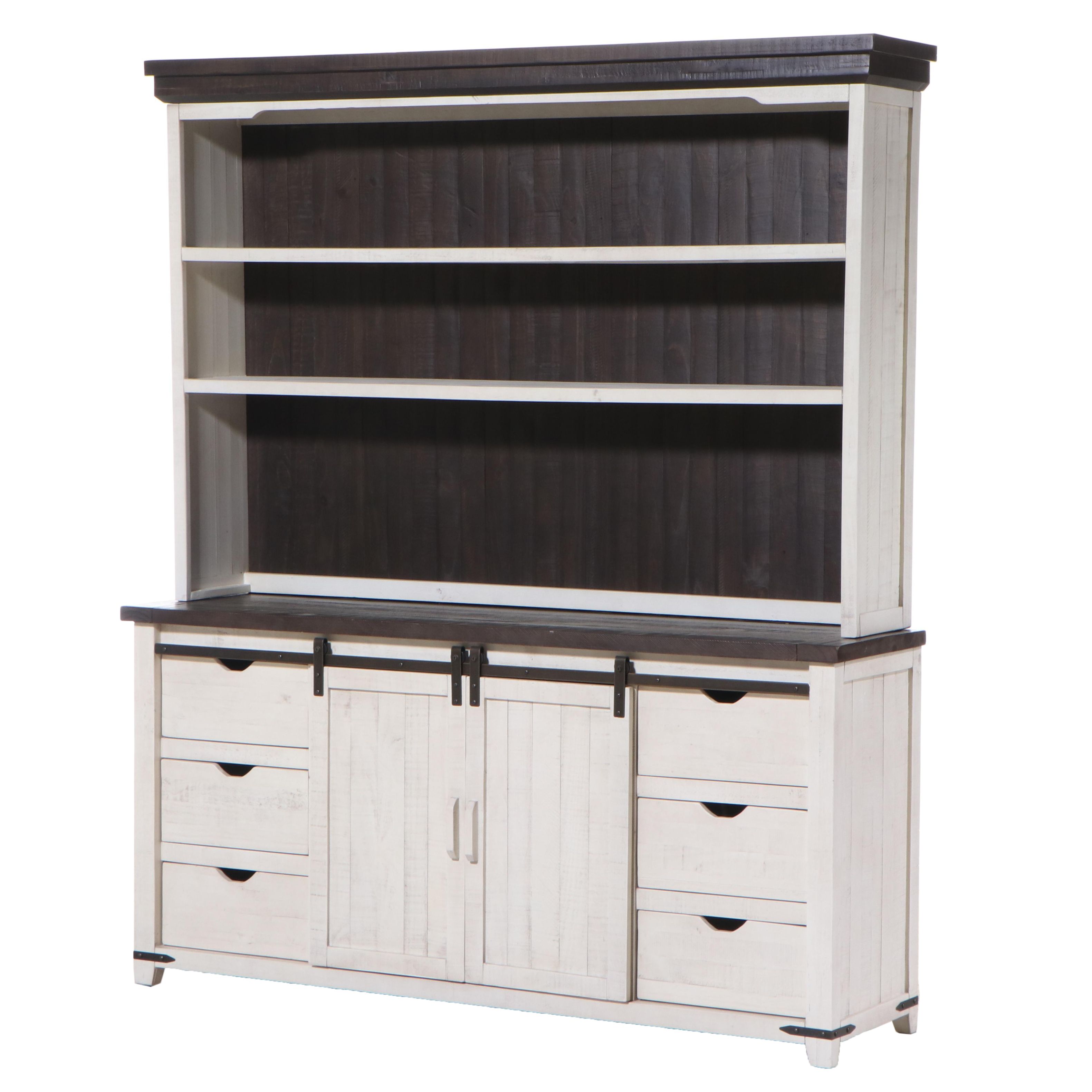 Jofran Inc. "Madison County" Two-Piece Buffet Server with Hutch